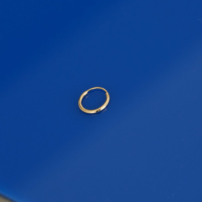 Small size: K14YG ENDLESS HOOP PIERCE