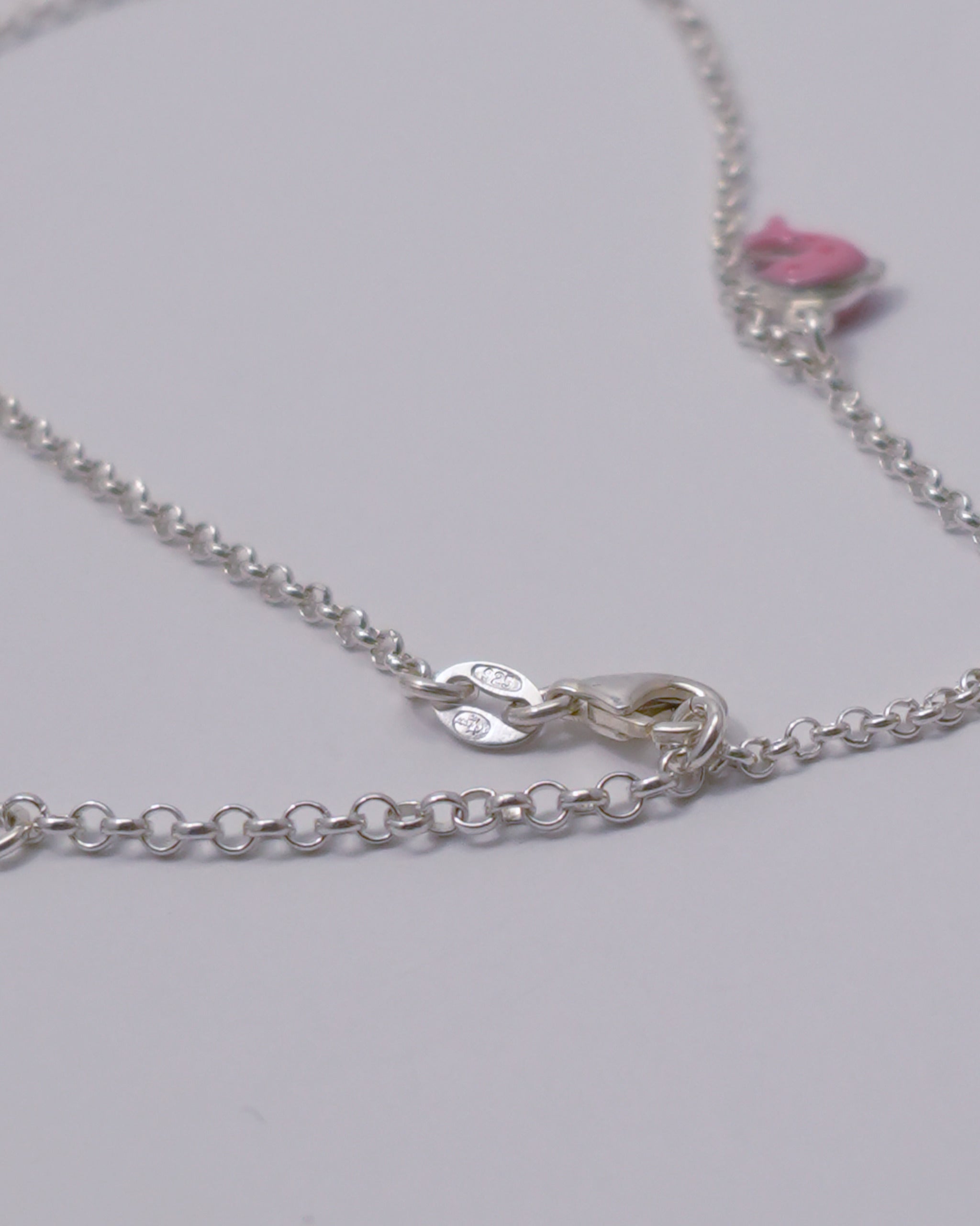 3 Pink Dolphin Anklet