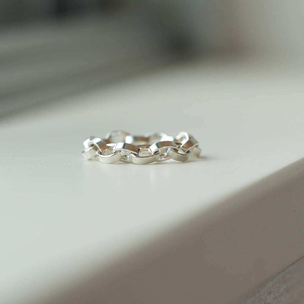 Round Flat Cut Chain Ring ¥6,160～￥7,810