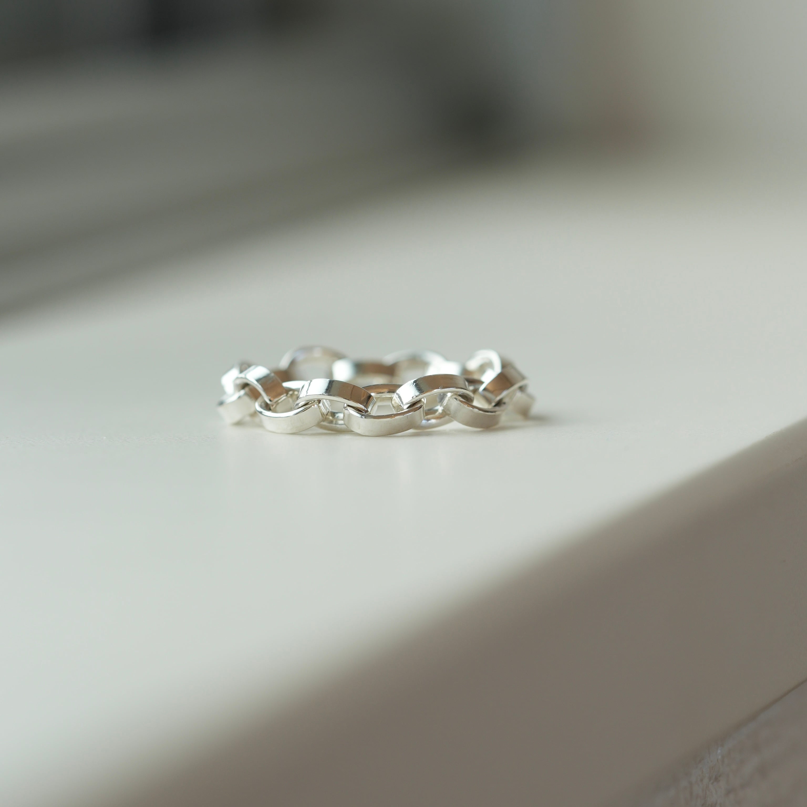 Round Flat Cut Chain Ring ¥6,160～￥7,810