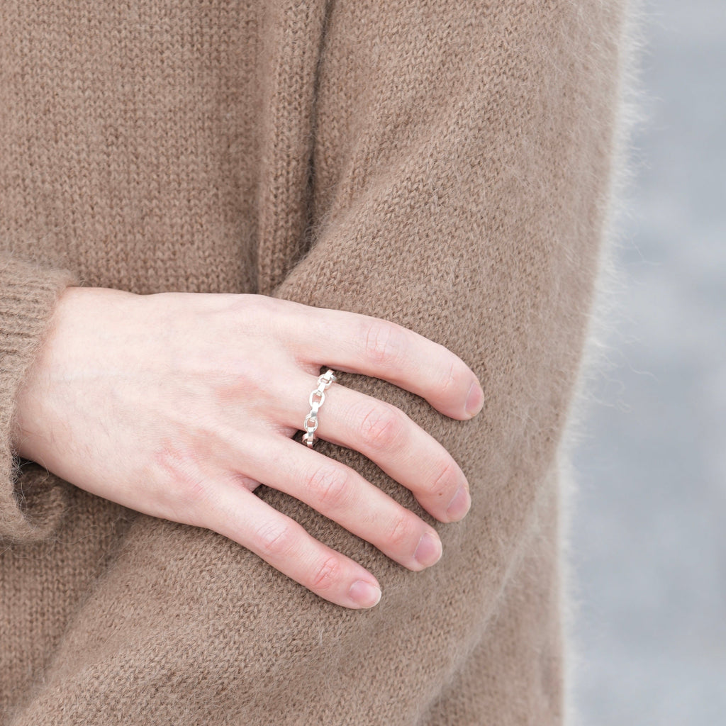 Round Flat Cut Chain Ring ¥6,160～￥7,810