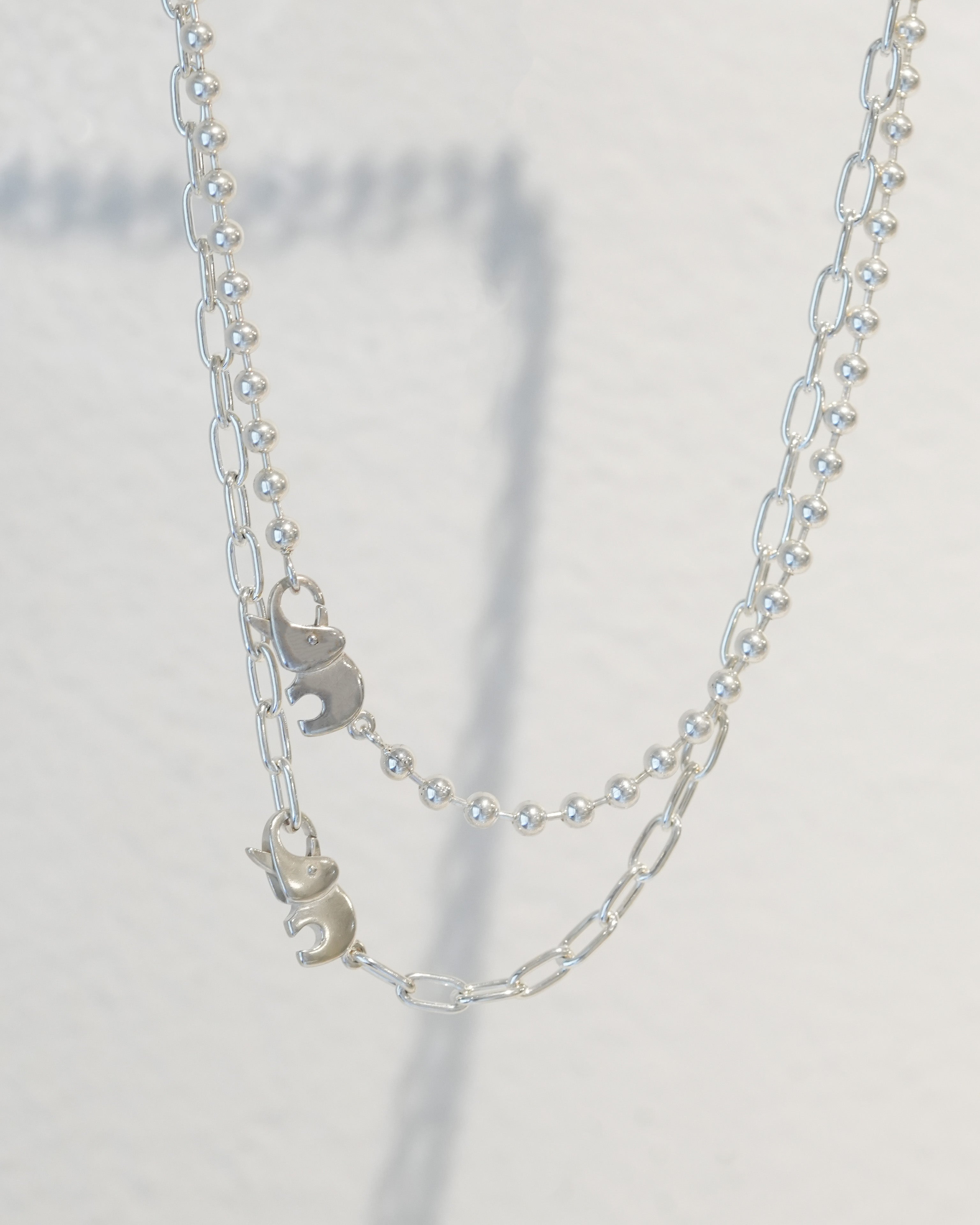 Elephant Clasp Bracelet & Necklace(Long KOBAN) ¥14,861～￥30,327