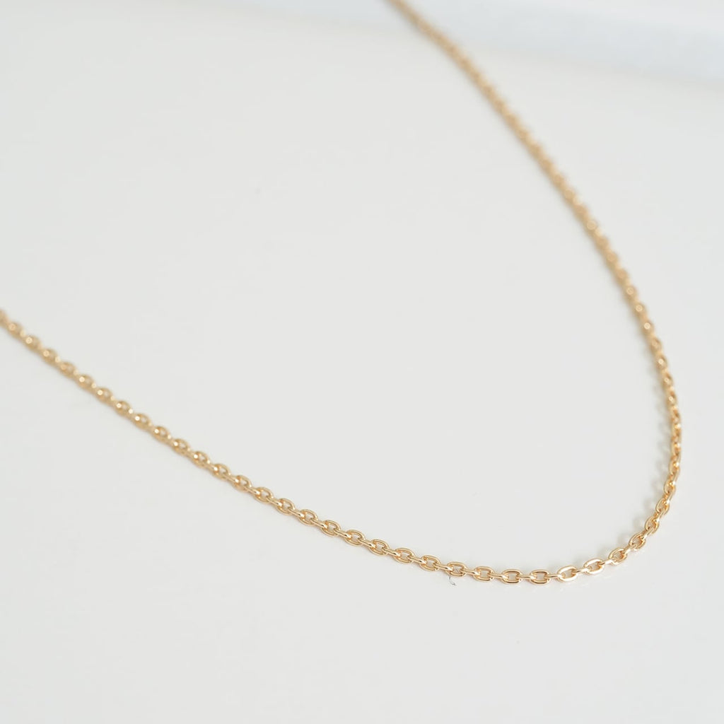 K18 Yellow Gold Azuki Chain 30