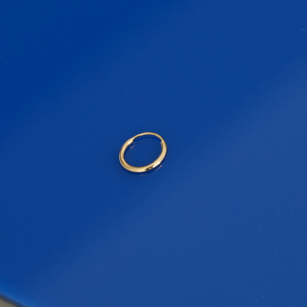 Small size : K14YG ENDLESS HOOP PIERCE