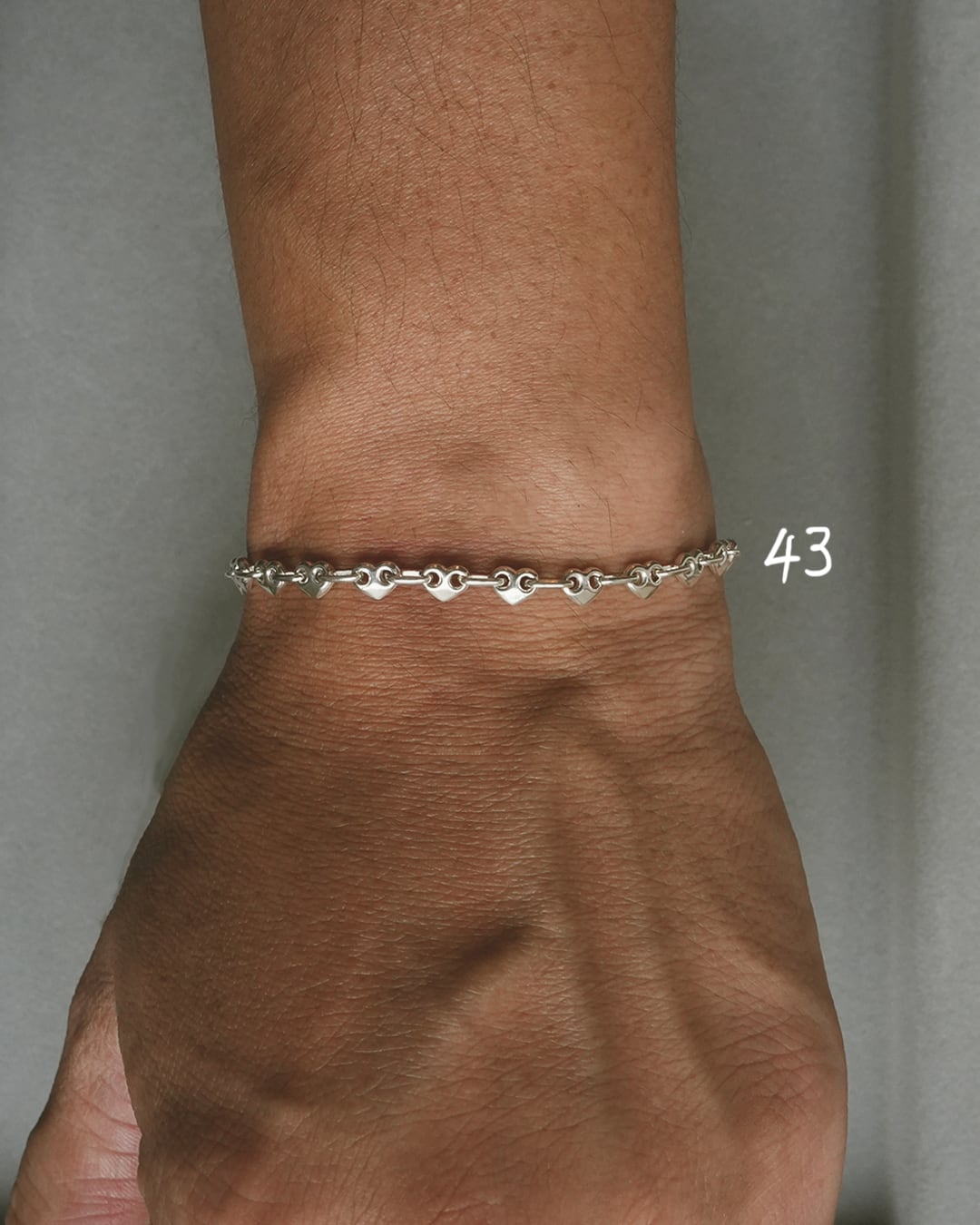 Puffed Heart Chain  from New York (幅43mm)