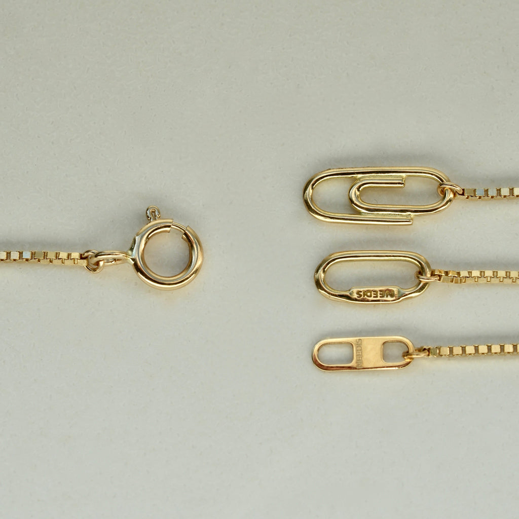 Venetian Chain Bracelet K18YG 0.8mm