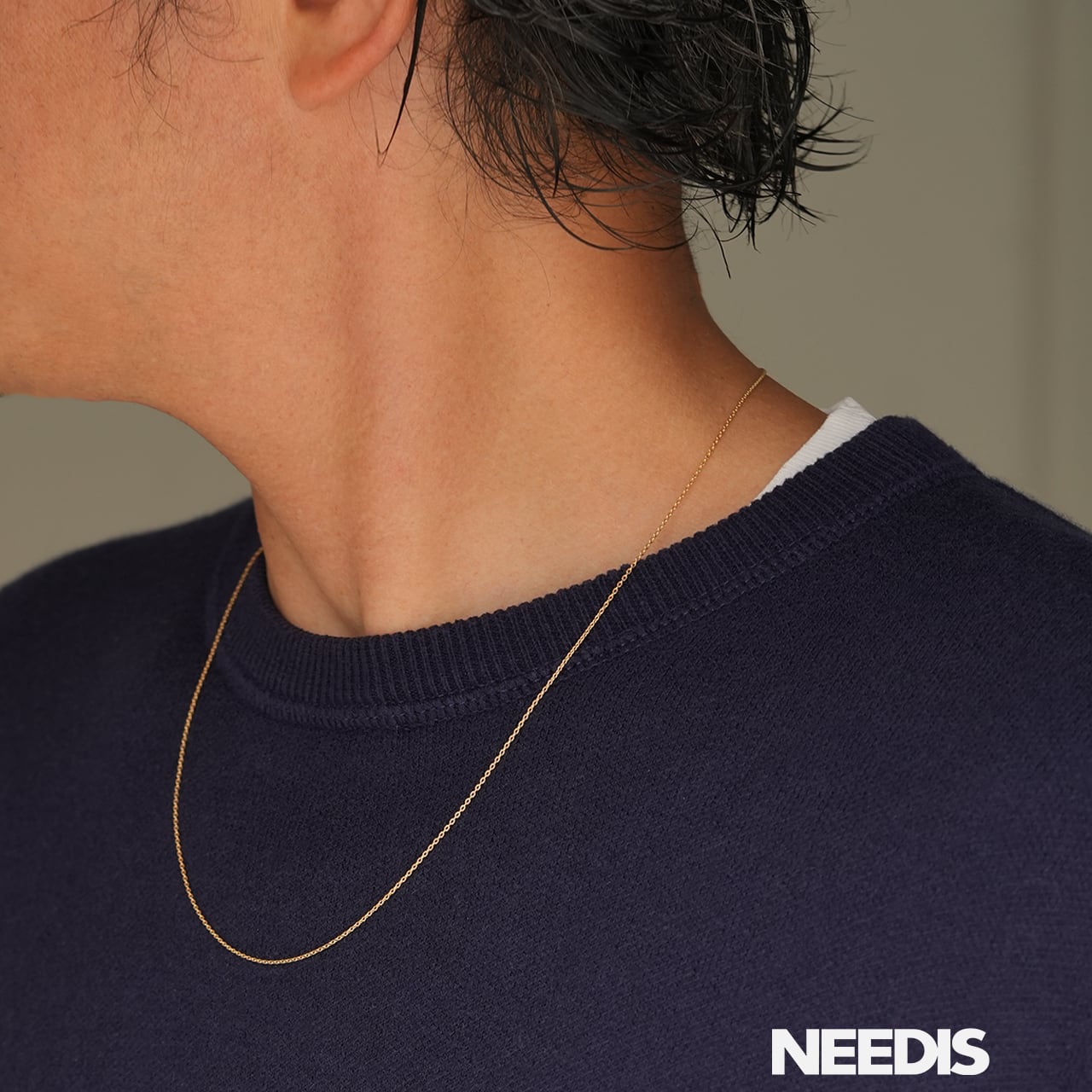 K18 Yellow Gold Azuki Chain 30