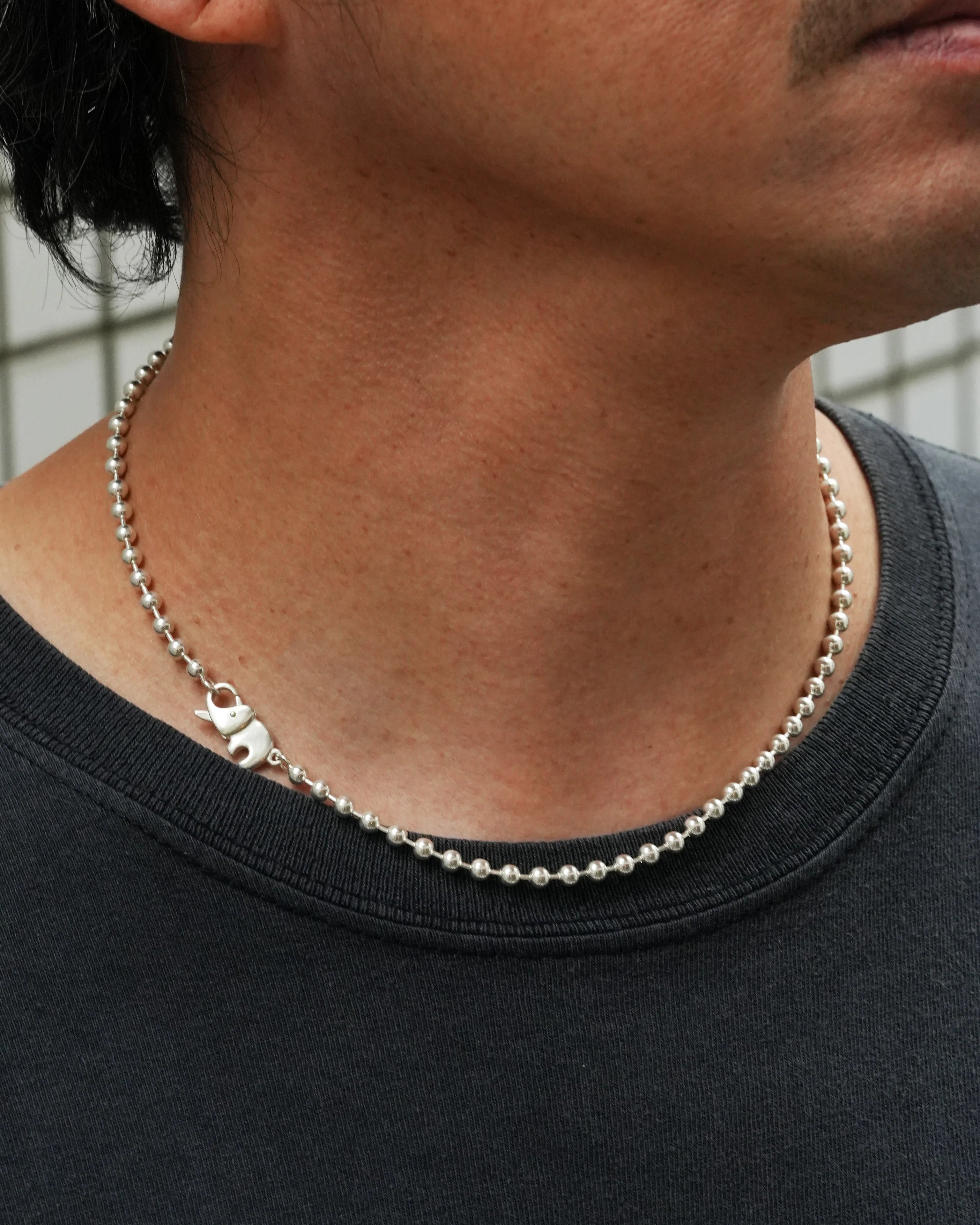 Elephant Clasp Bracelet & Necklace(Ball Chain )