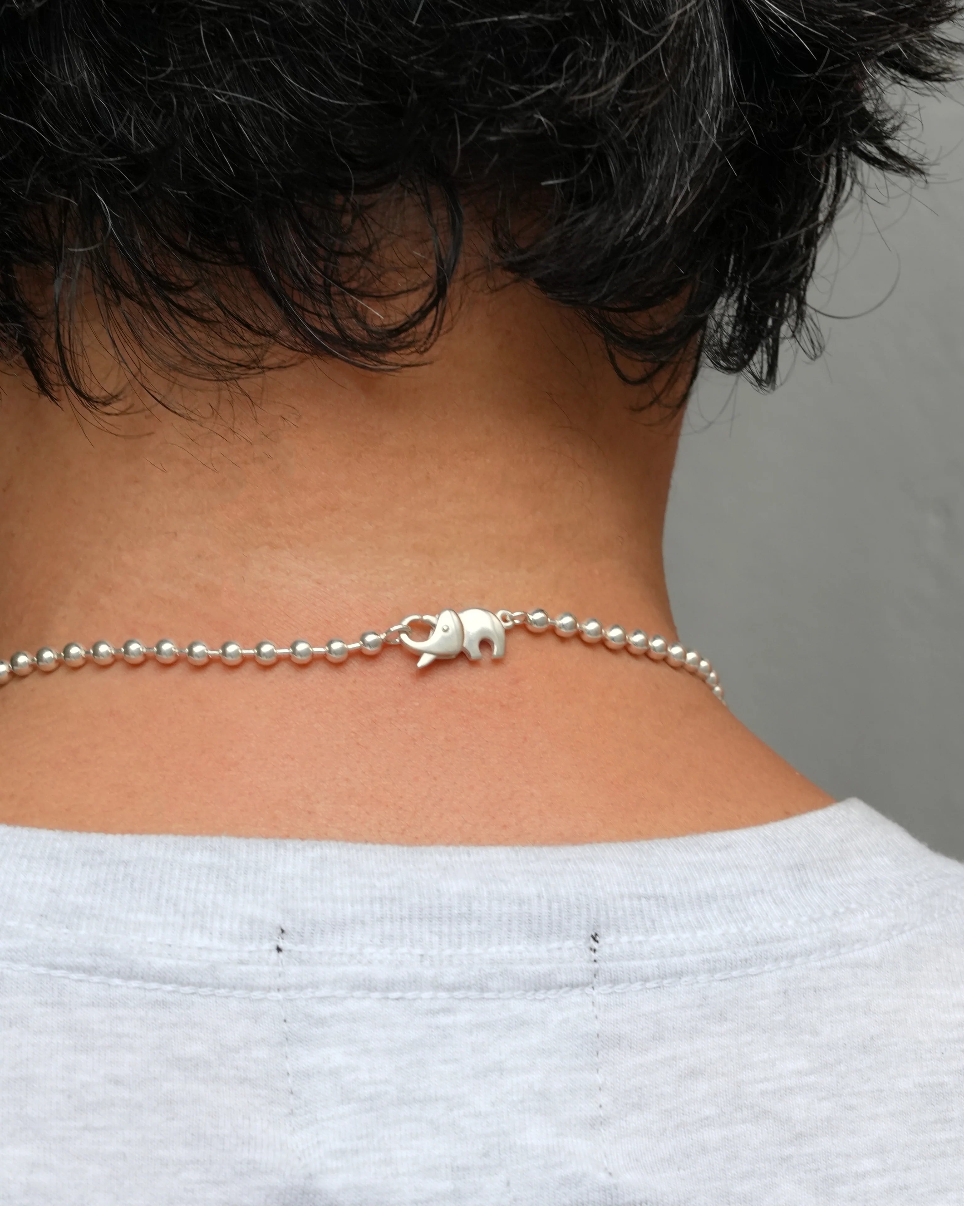 Elephant Clasp Bracelet & Necklace(Ball Chain )