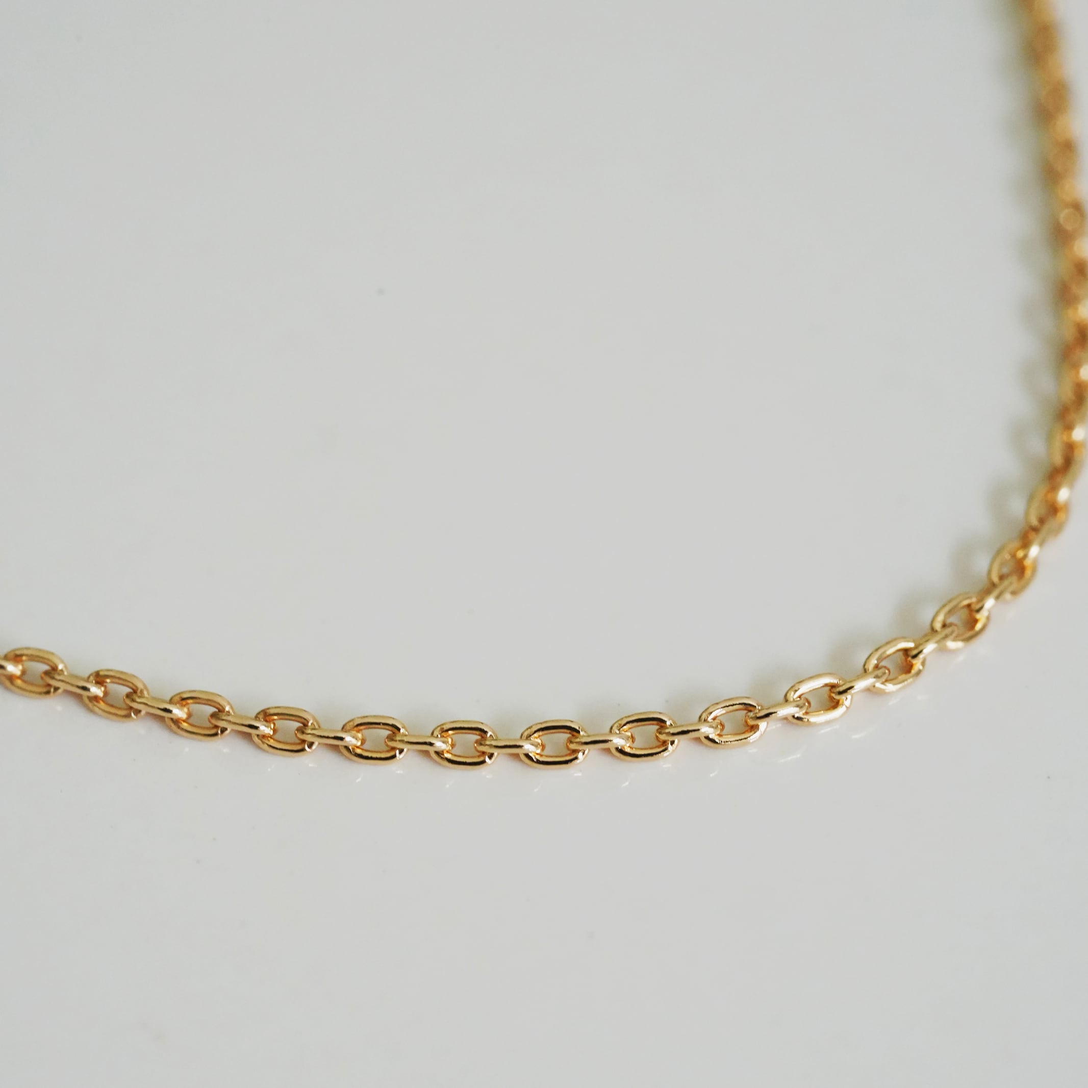 K18 Yellow Gold Azuki Chain 30 – NEEDIS | ニーディーズ