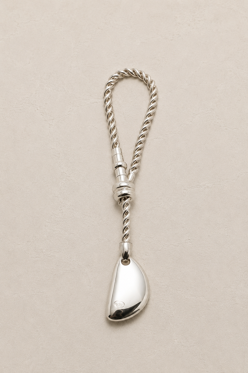 Italy Silver Stone Key Holder
