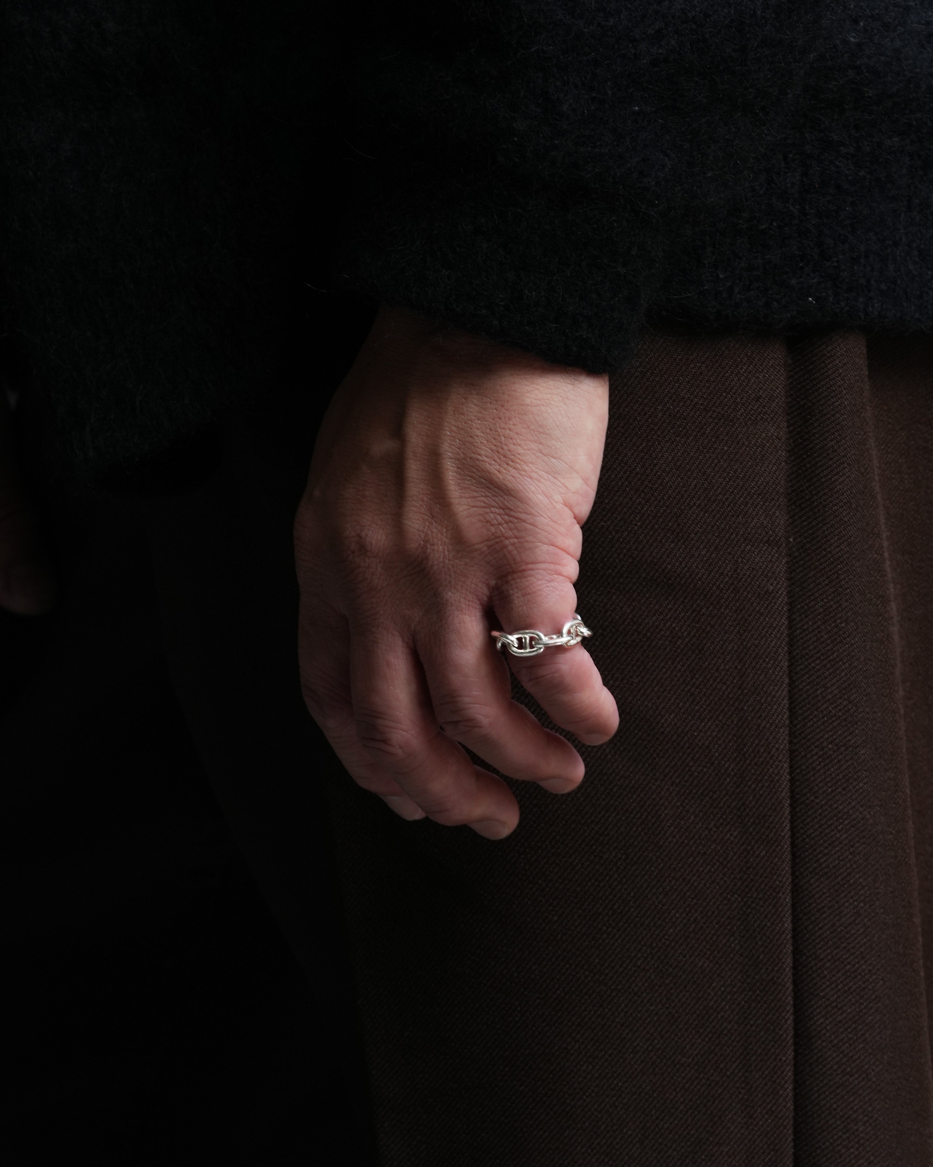アクセサリー pointlessjourney CHAIN RING - SILVER #21 Anchor Chain Ring 6.8mm ¥20,130 ~ ¥22,660 – NEEDIS | ニーディーズ