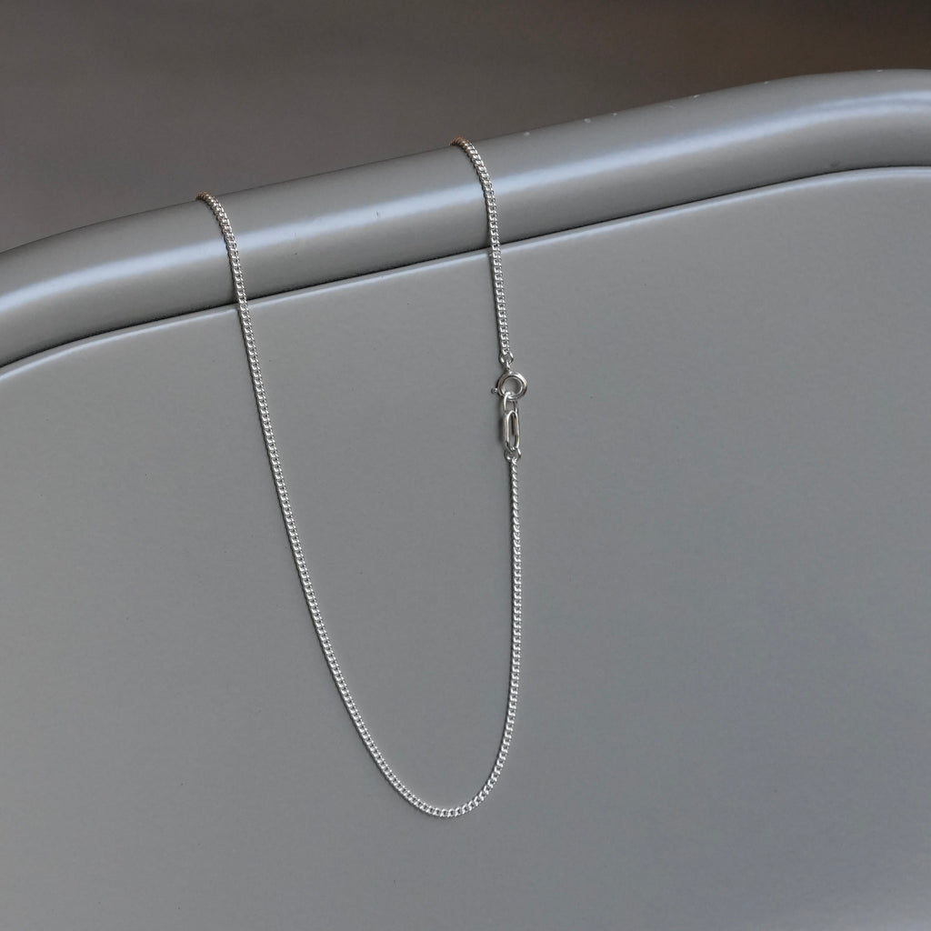 Curb Chain Necklace Silver ¥10,560～￥12,705