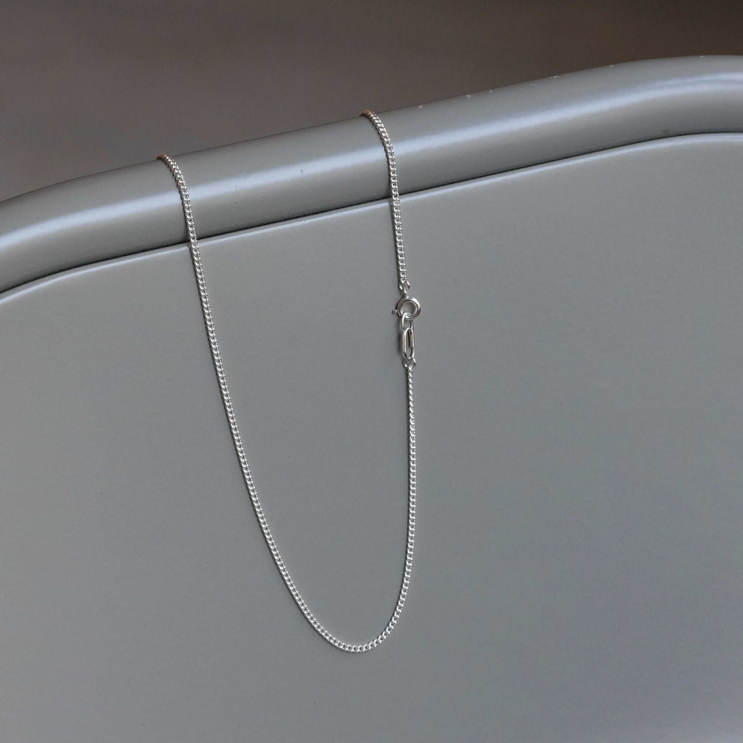 Curb Chain Necklace Silver ¥10,560～￥12,705