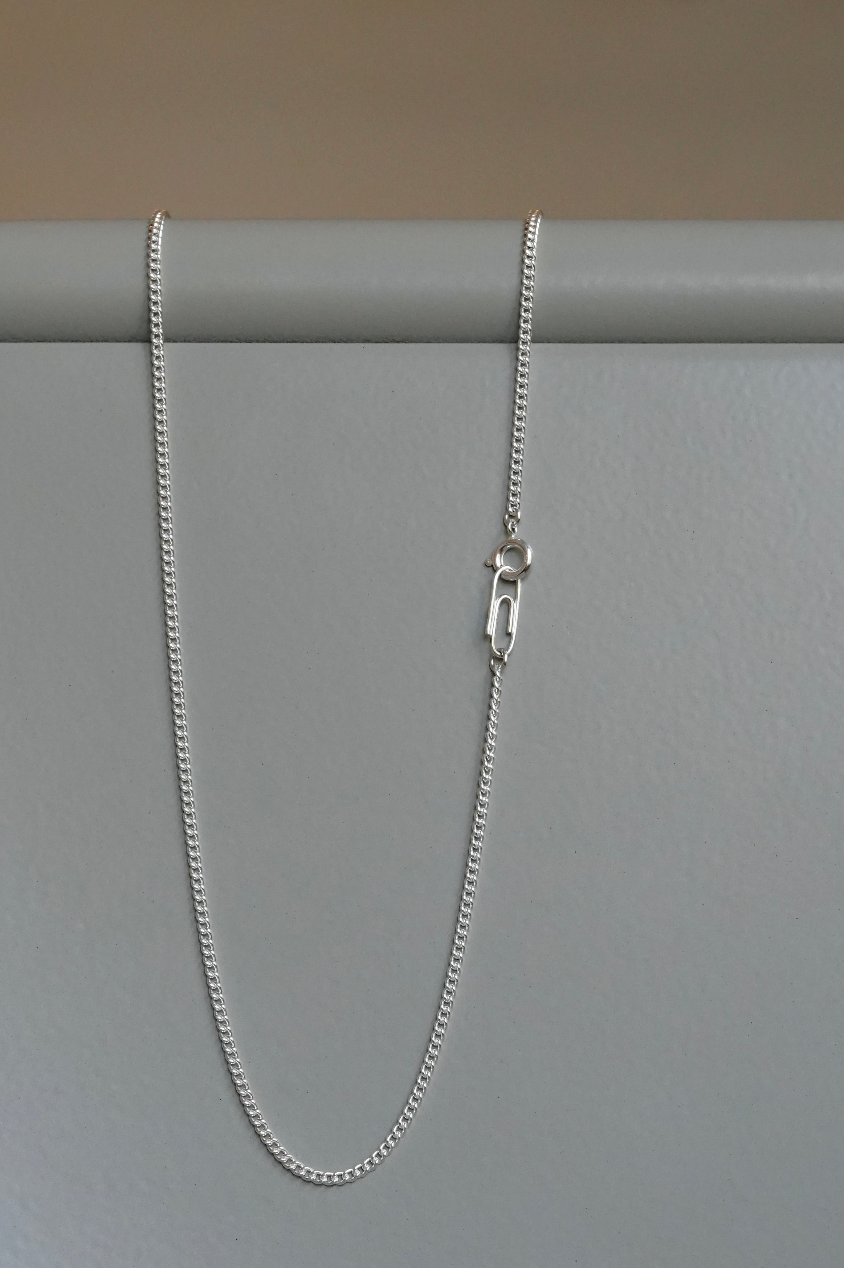 Curb Chain Necklace Silver ¥10,560～￥12,705