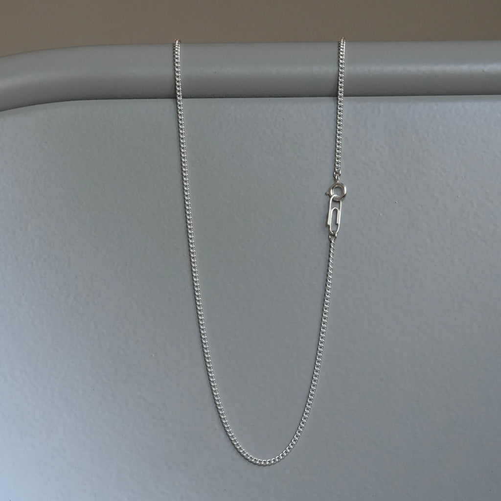 Curb Chain Necklace Silver ¥10,560～￥12,705