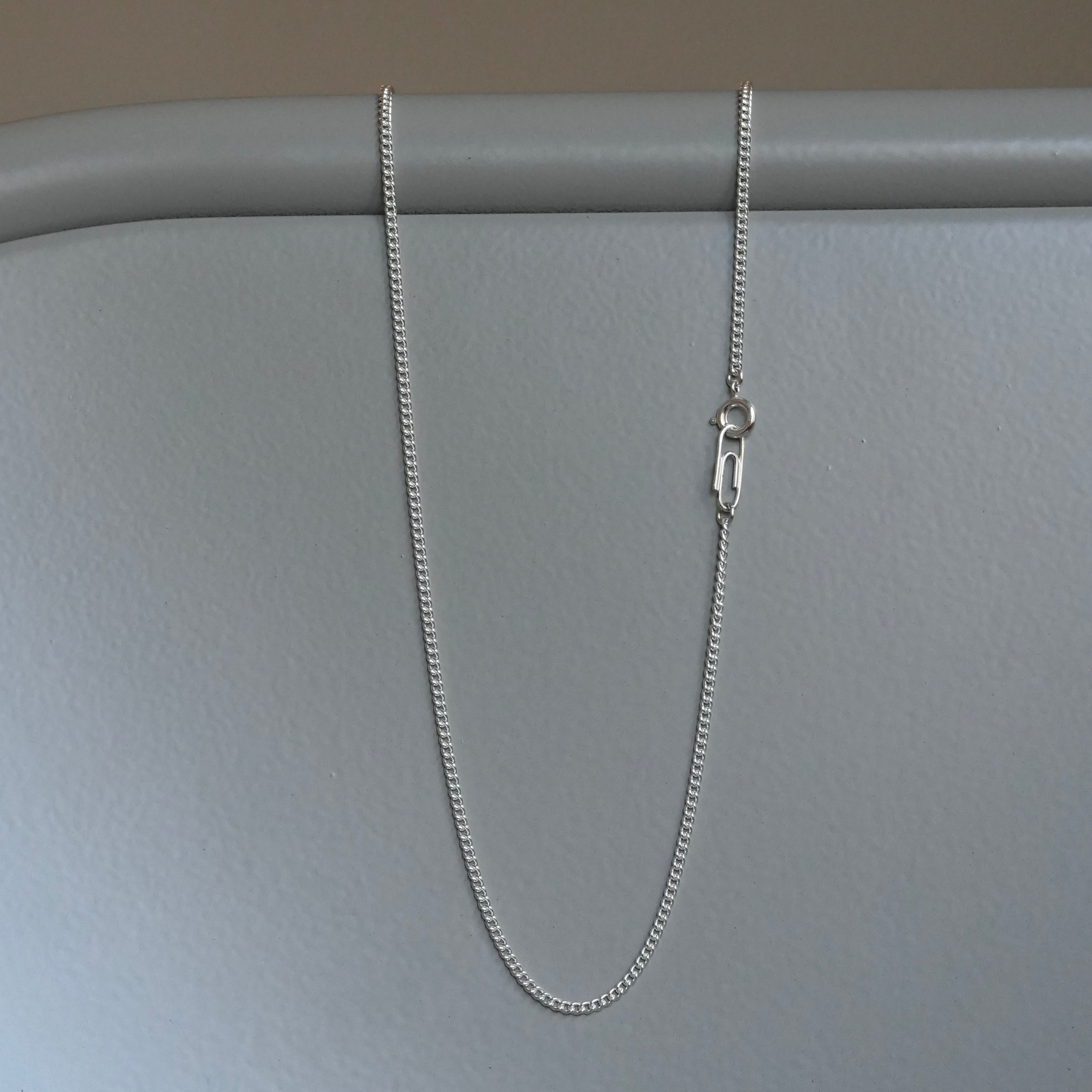 Curb Chain Necklace Silver ¥10,560～￥12,705