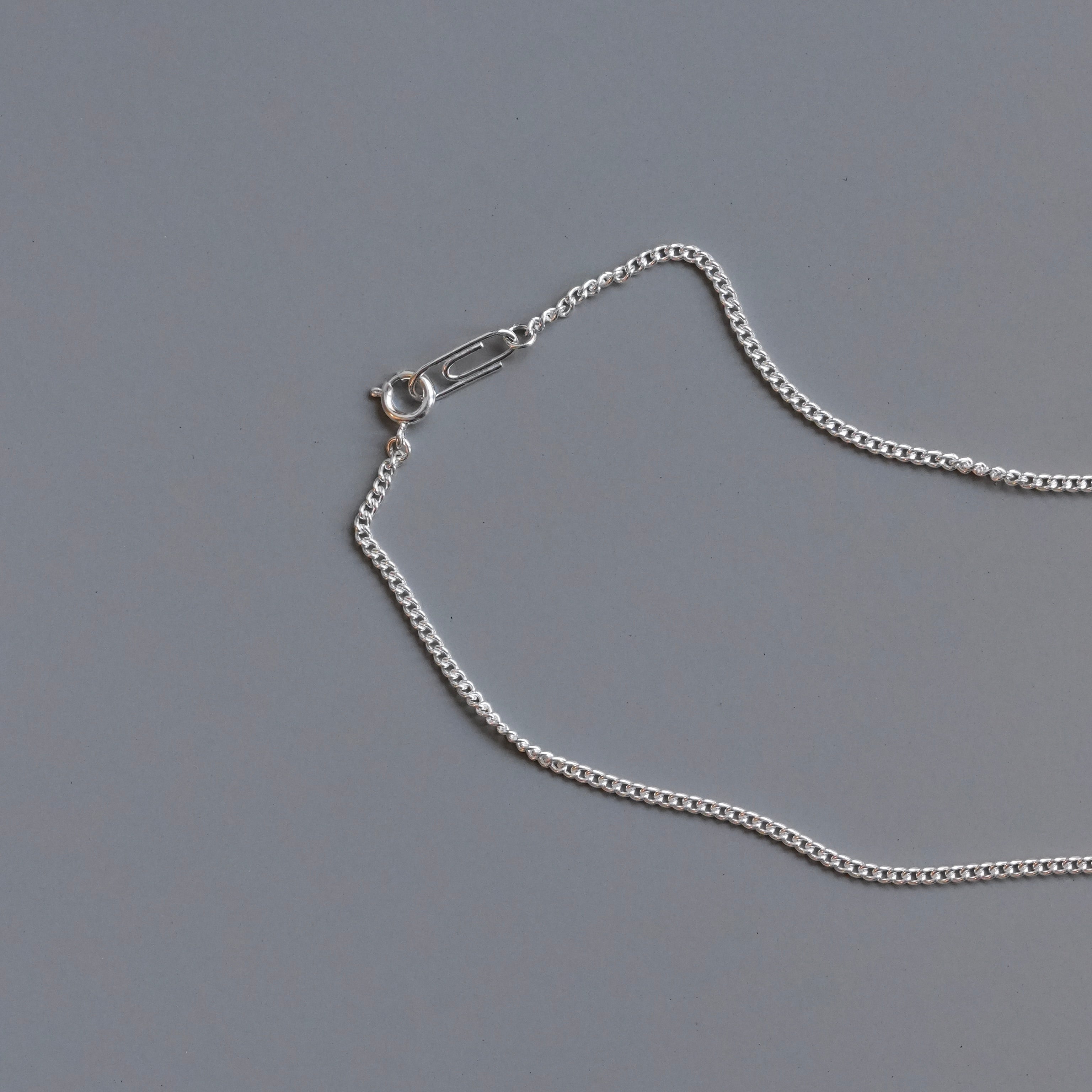 Curb Chain Necklace Silver ¥10,560～￥12,705