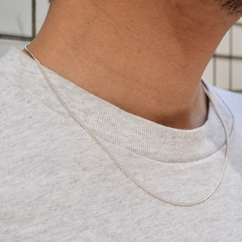 Curb Chain Necklace Silver ¥10,560～￥12,705