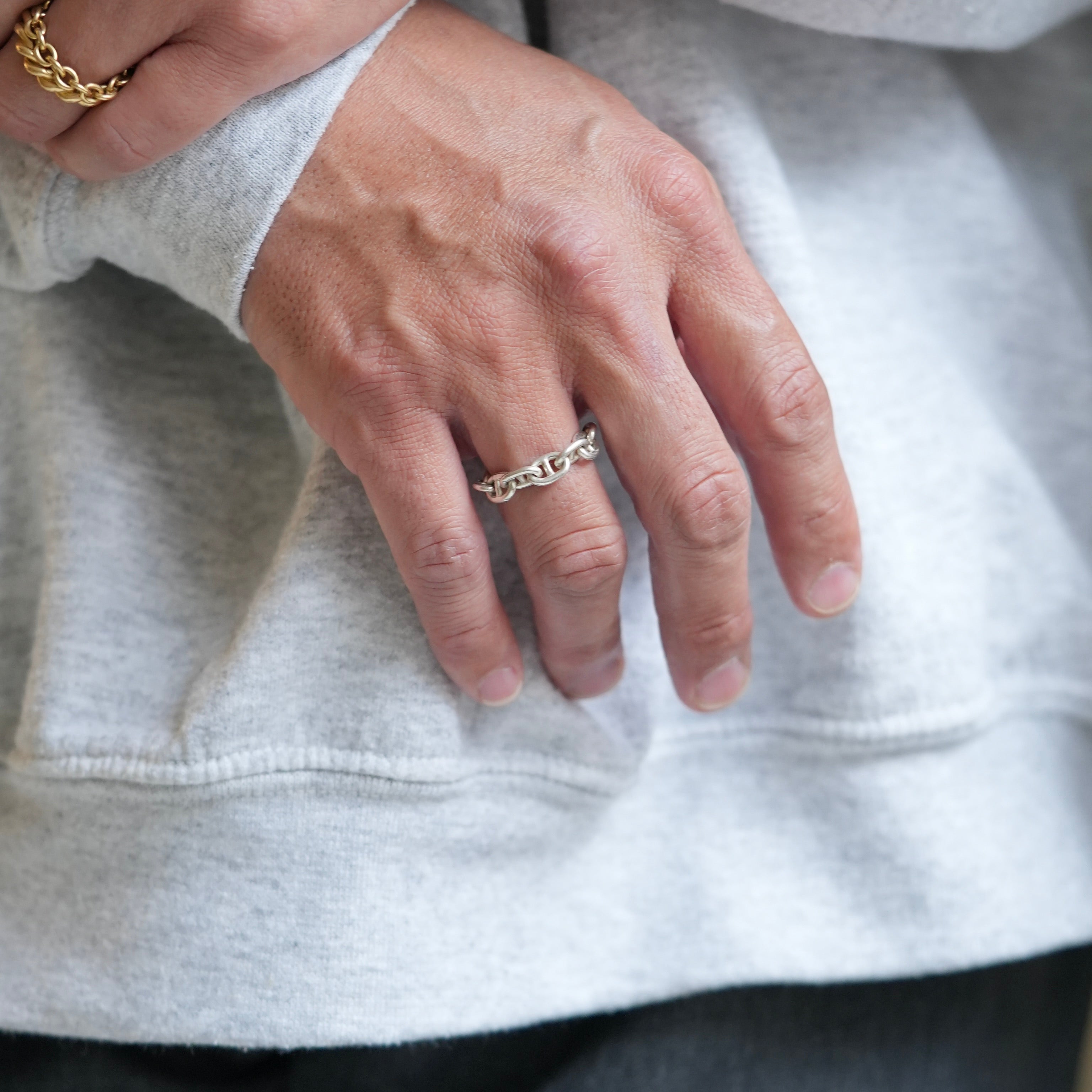 Anchor Chain Ring Silver ¥7,645～￥10,120
