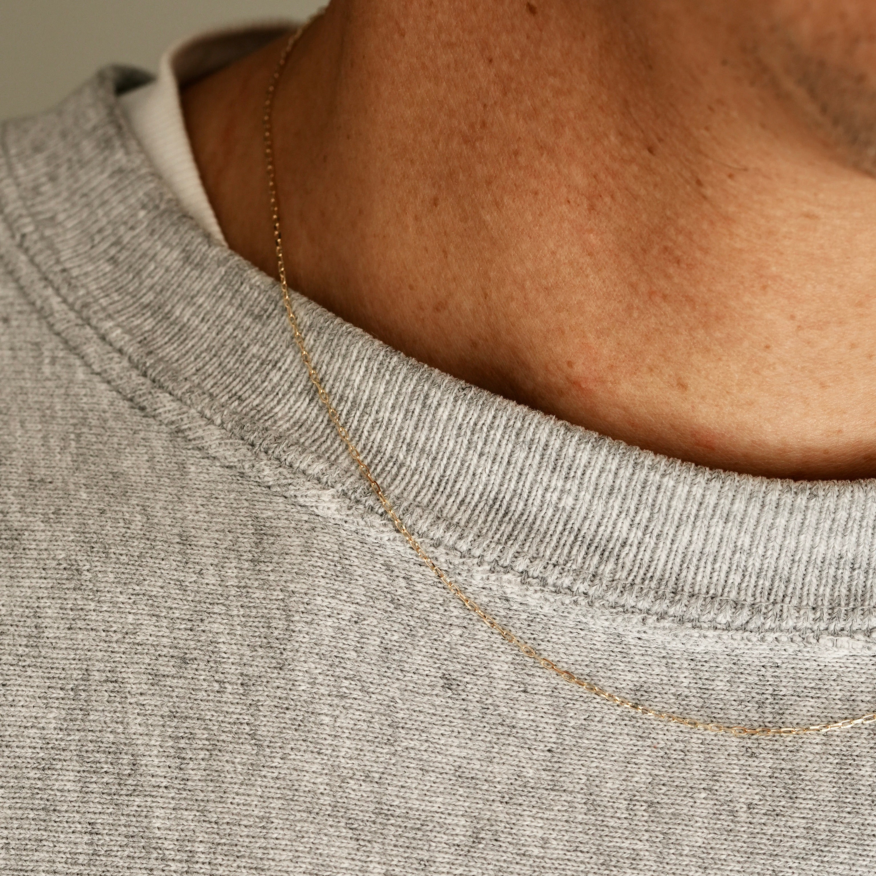 grime cut Long Cable Chain BRACELET or NECKLACE K10YG 0.30mm : ￥14,327- ～ ￥33,632-