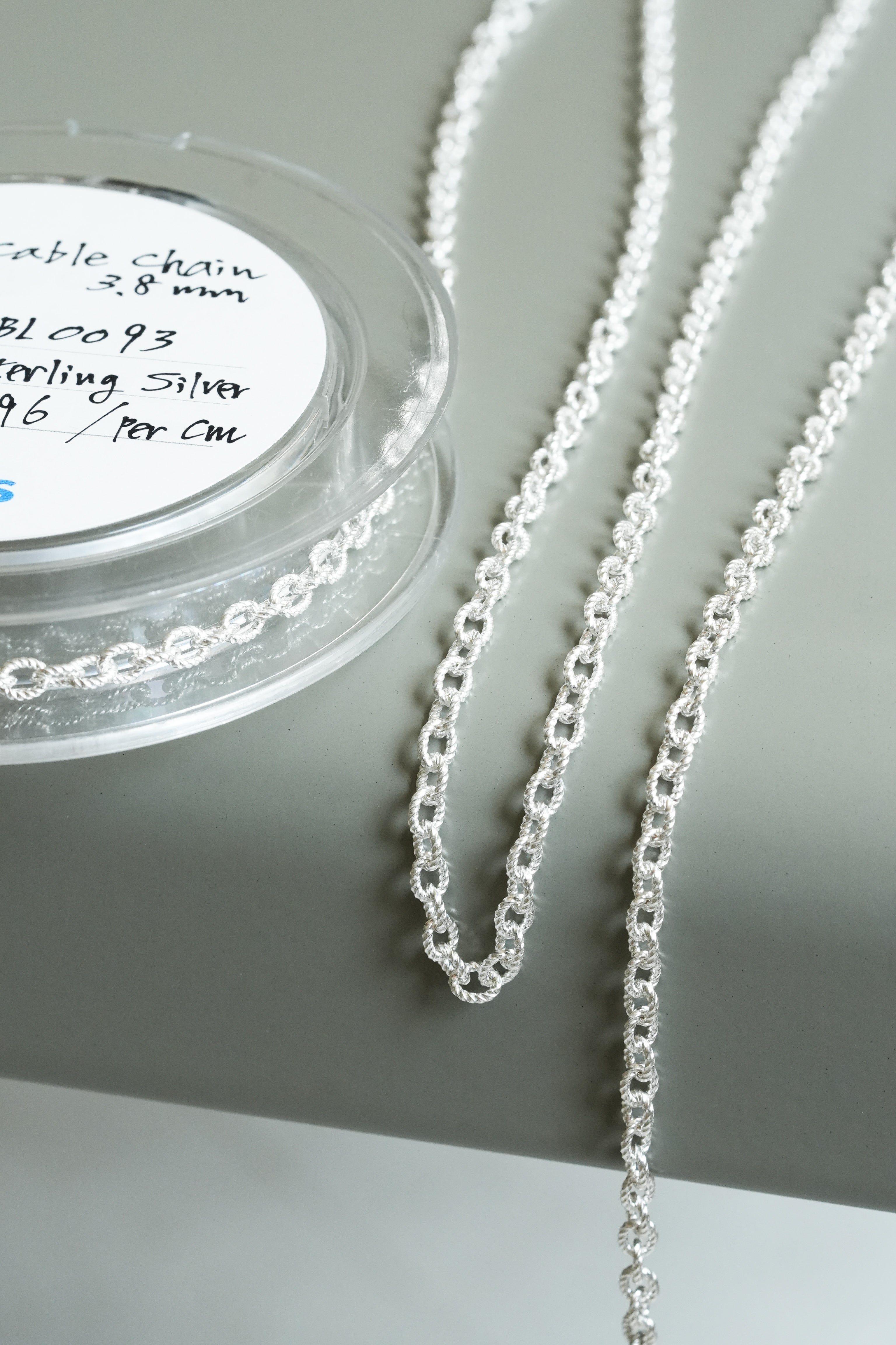 Twist Cable Chain 3.8mm (リング)