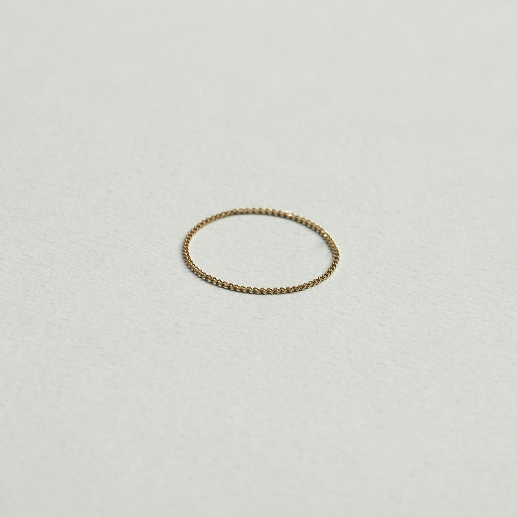 Planer Chain Ring　K18YG 0.25 ¥8,745～￥11,770