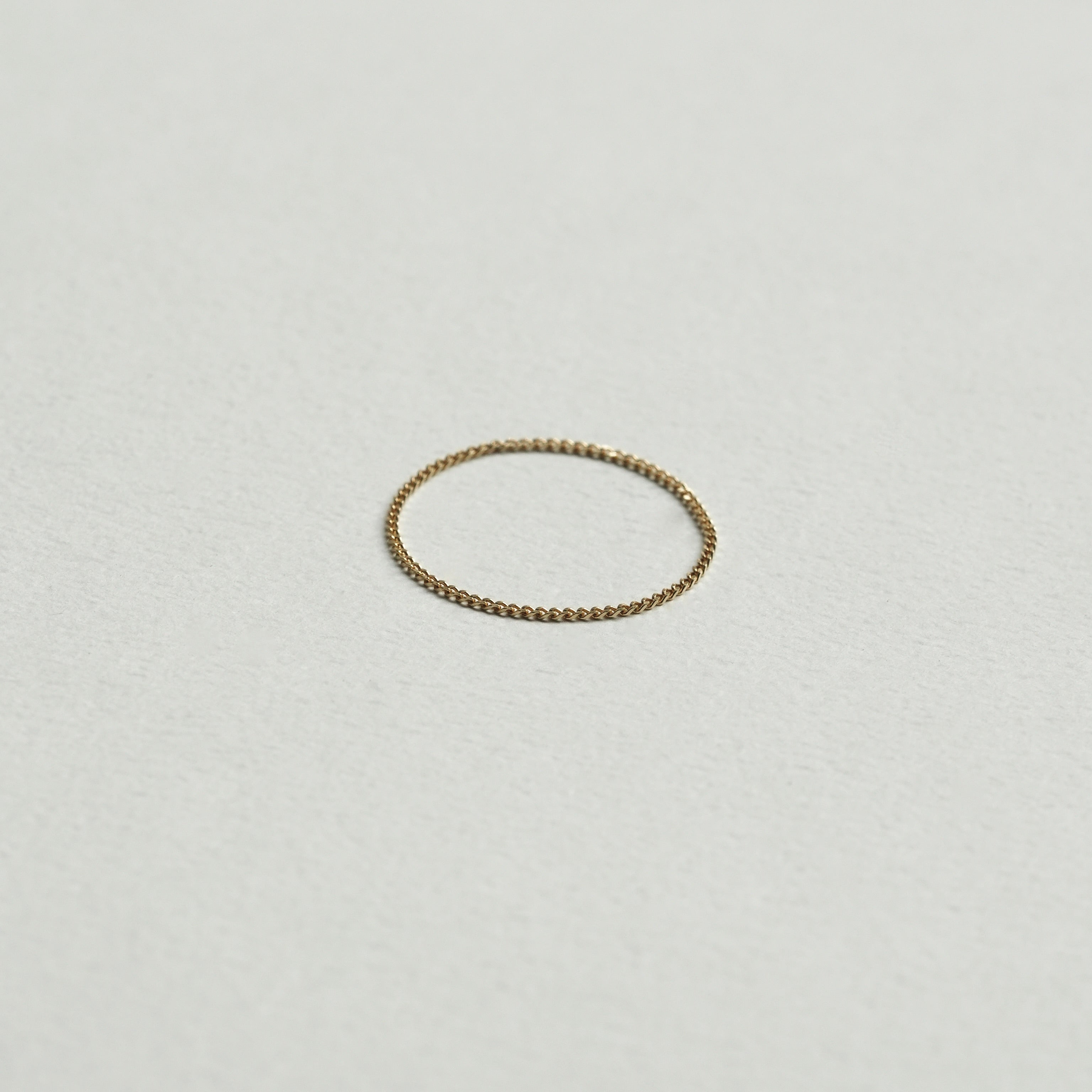 Planer Chain Ring　K18YG 0.25 ¥8,745～￥11,770