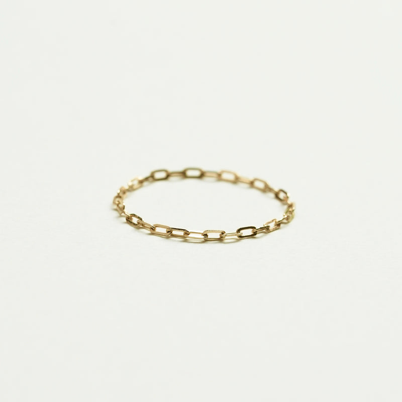 Flat Oval Chain Ring K10YG  ¥8,250 ~¥11,550