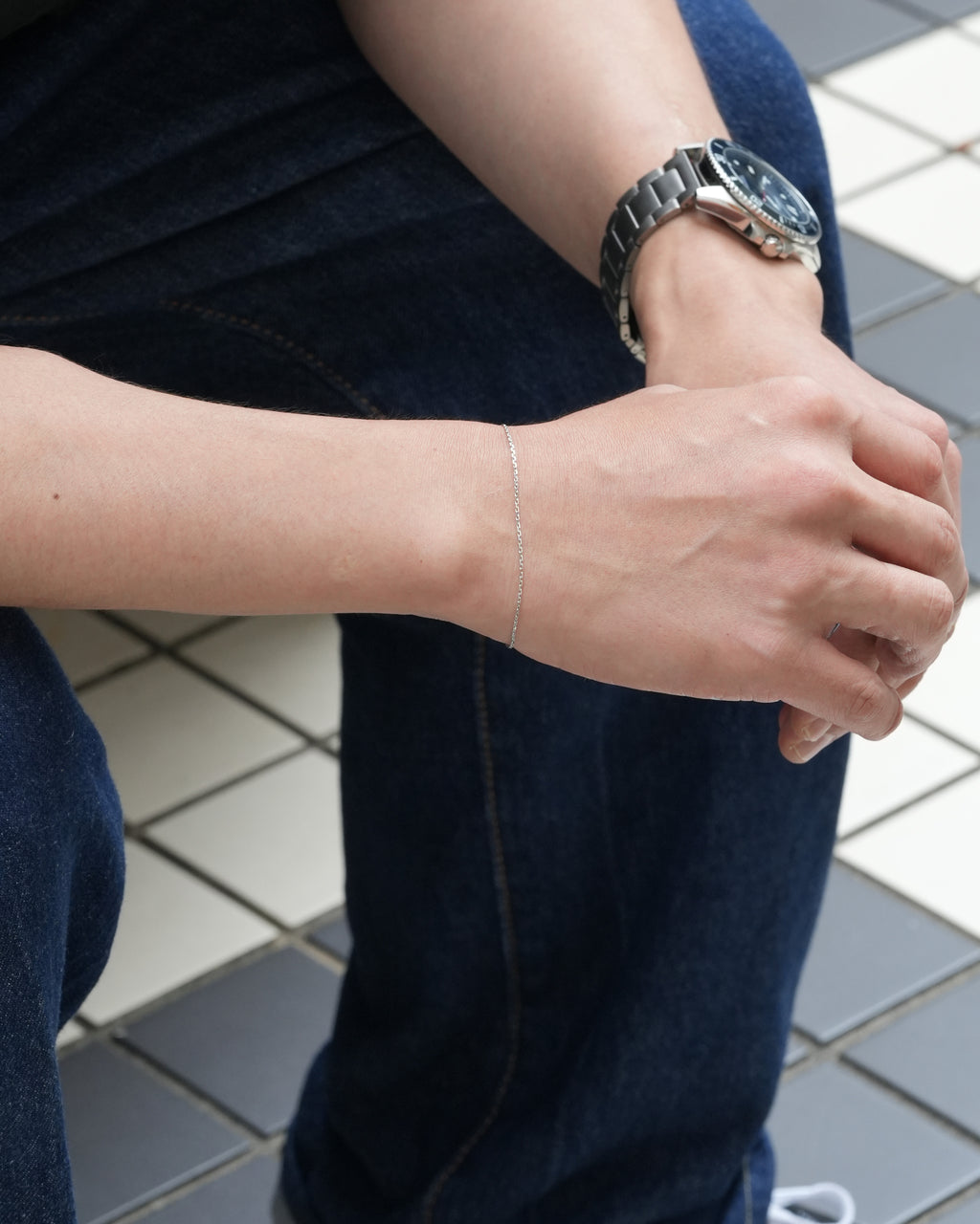 Cable Chain 0.33 Bracelet PT850 ¥32,340 - ¥43,120