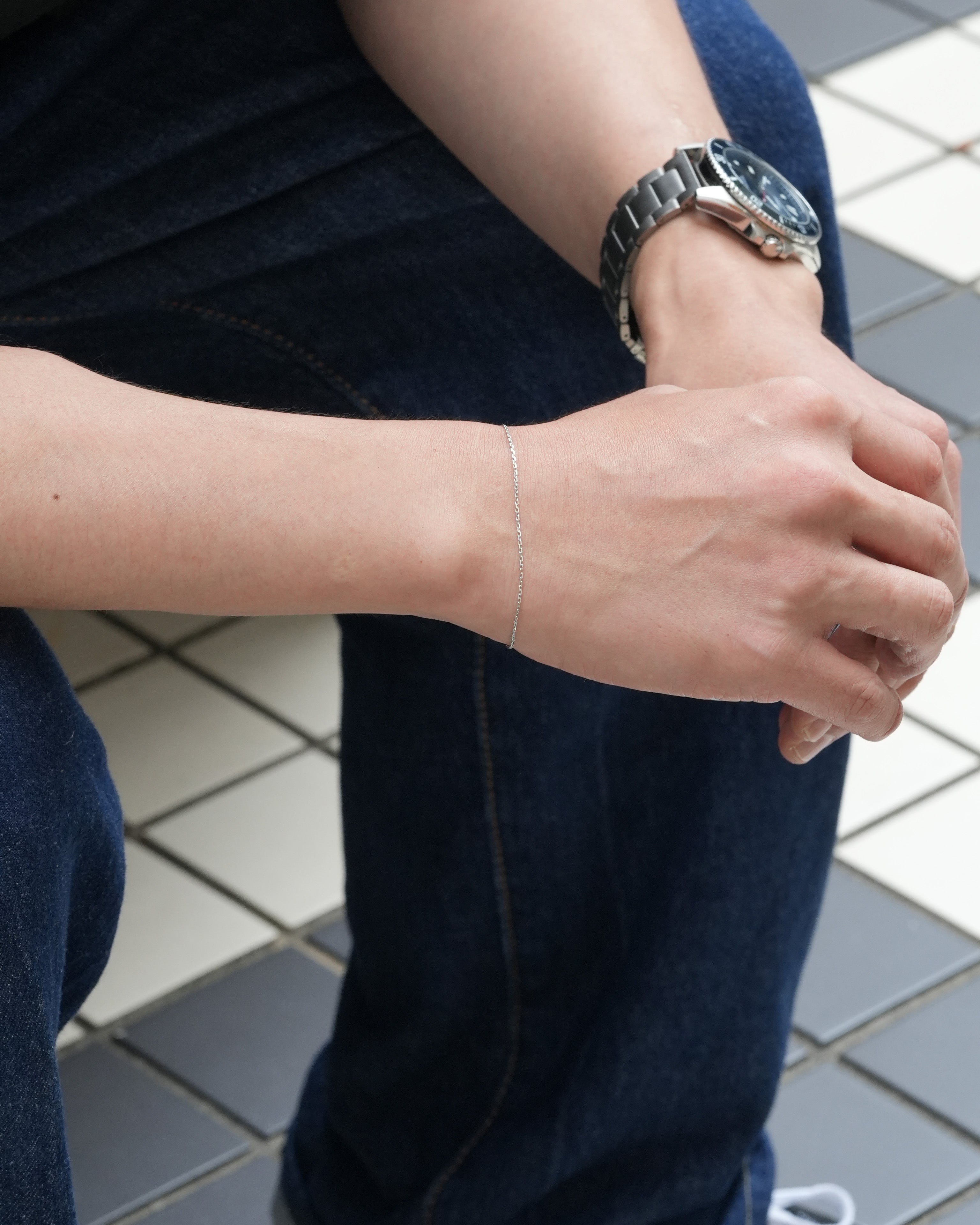 Cable Chain 0.33 Bracelet PT850 ¥32,340 - ¥43,120