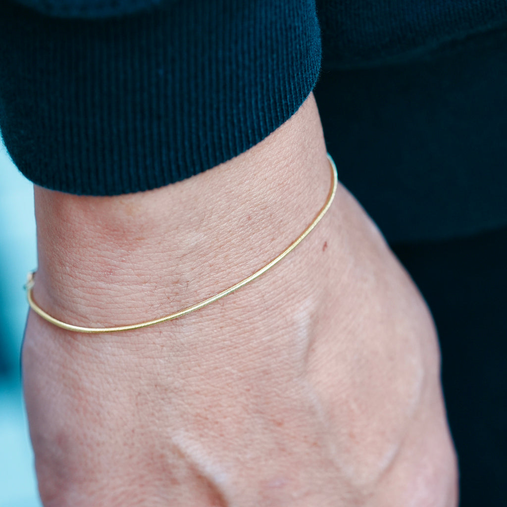 Snake Chain Bracelet K14YG