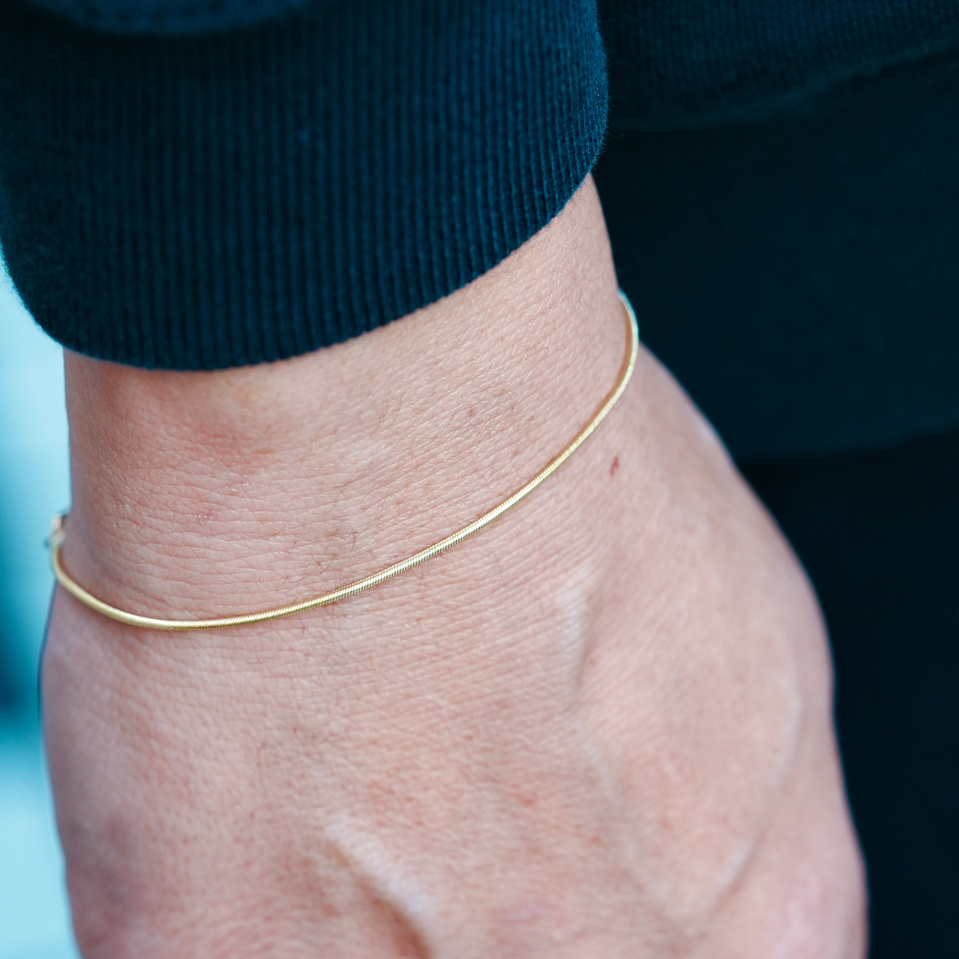 Snake Chain Bracelet K14YG