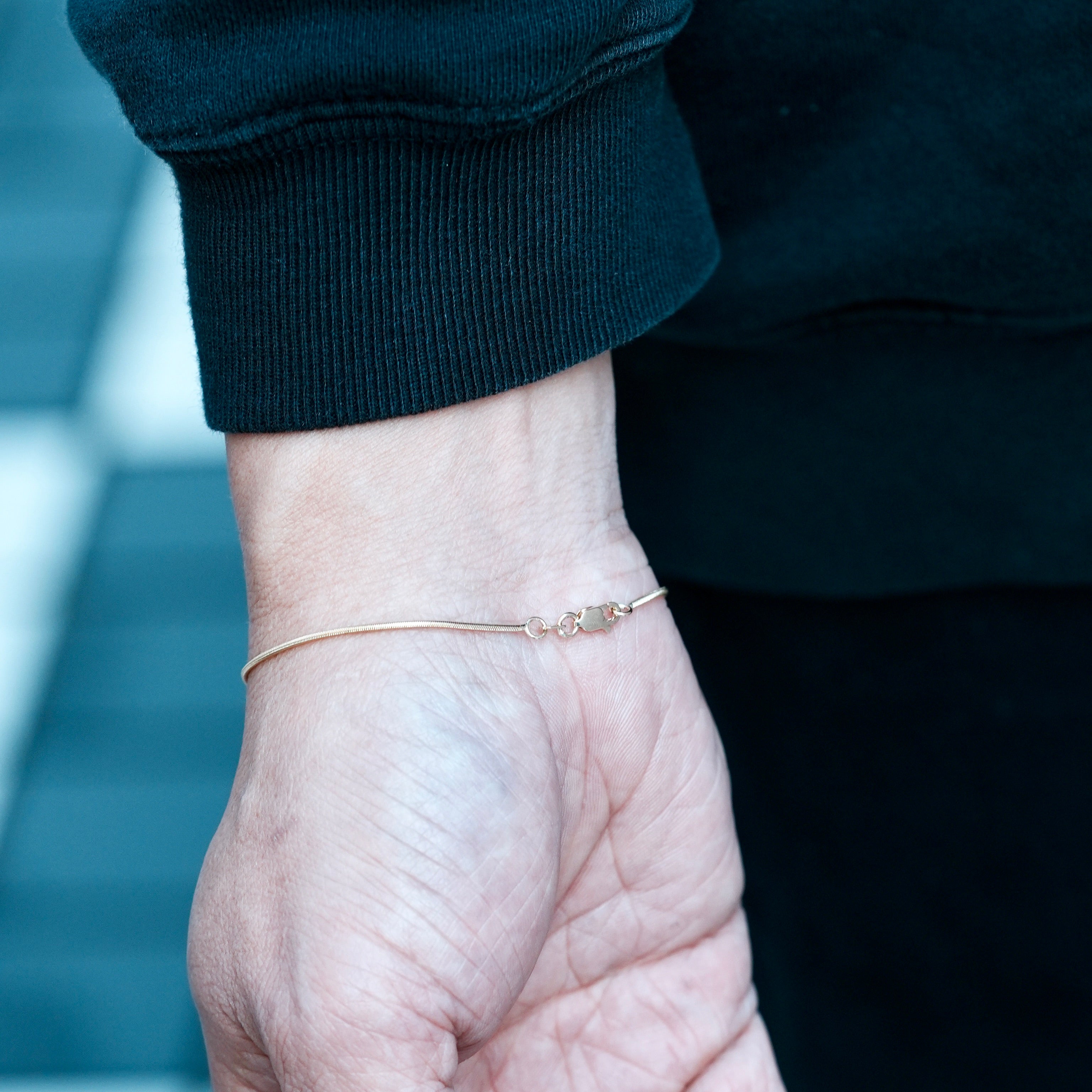 Snake Chain Bracelet K14YG