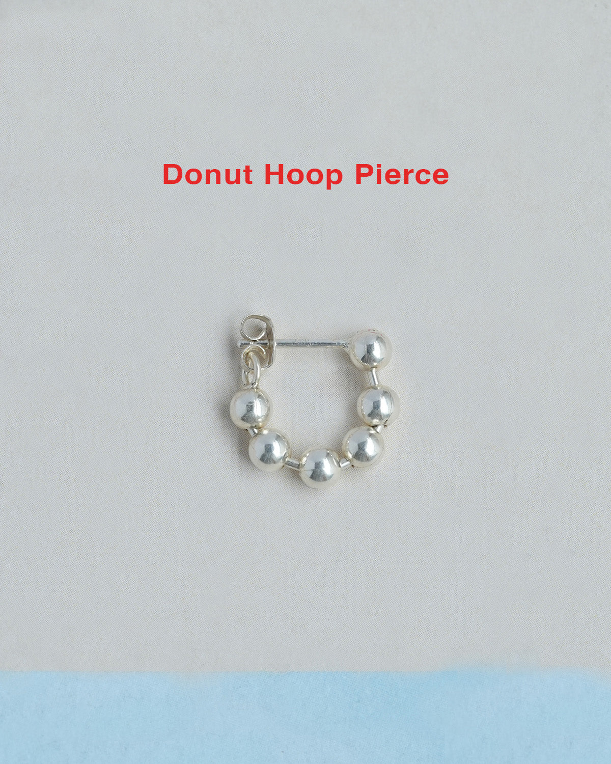 Donut Hoop Pirce(片耳用）