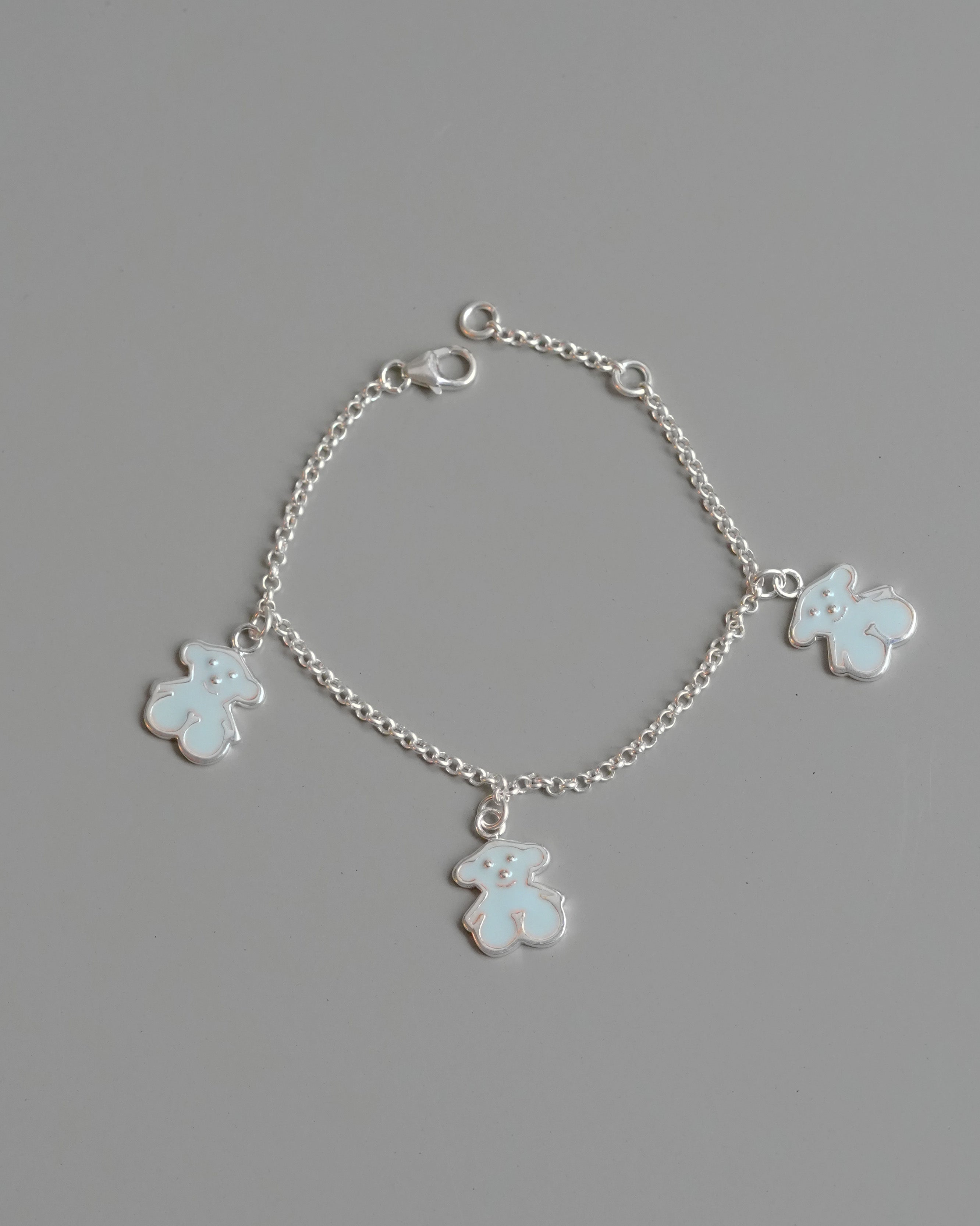 Enamel Bear Bracelet
