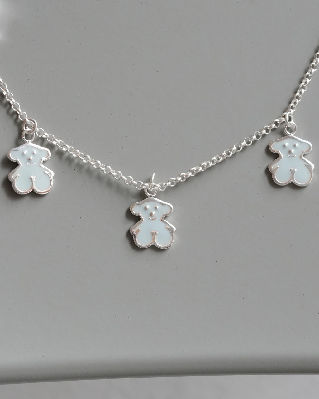 Enamel Bear Bracelet