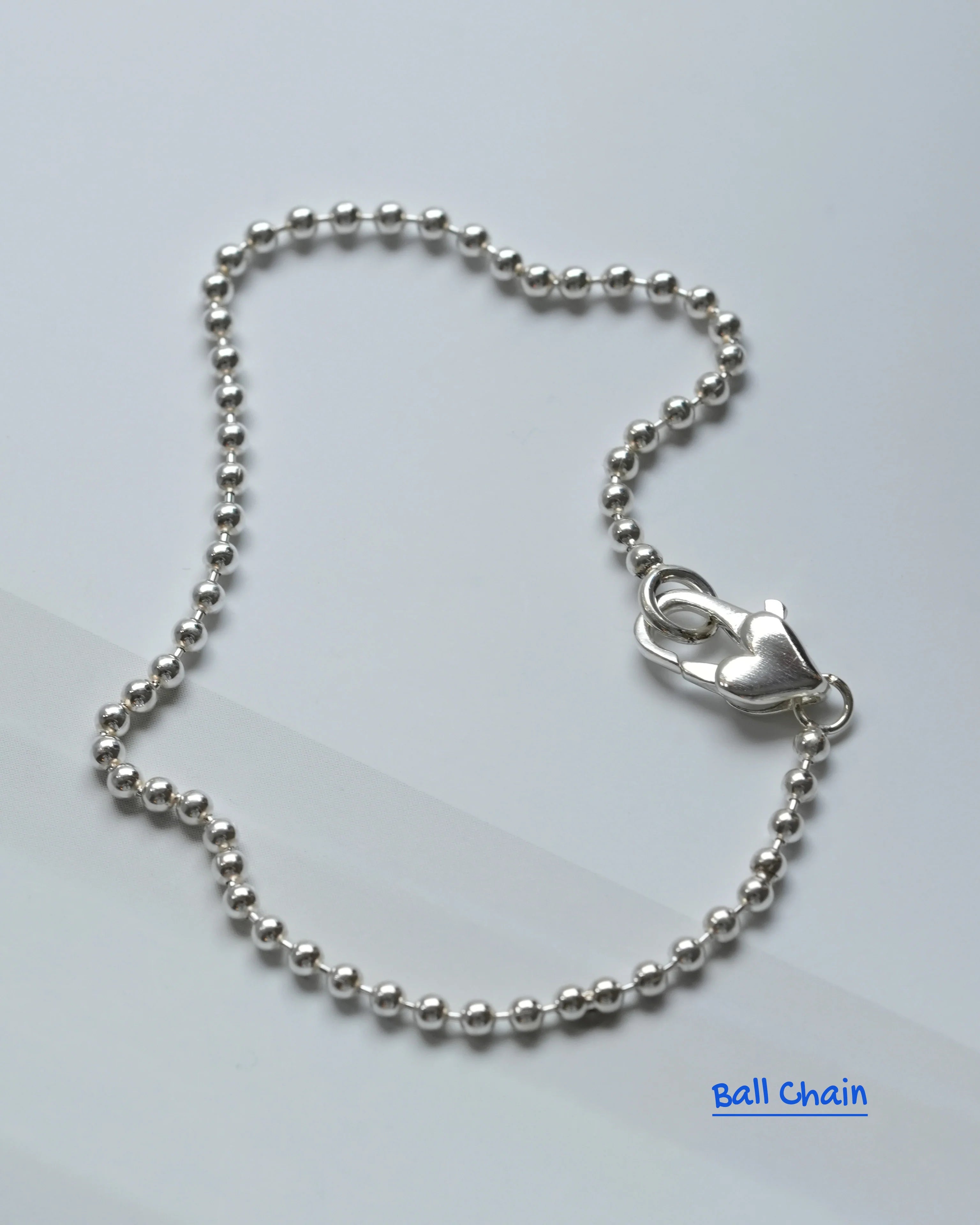 Italy Small Heart Clasp ブレスレット （ボールチェーン） ¥8,756   ~ ¥11,220