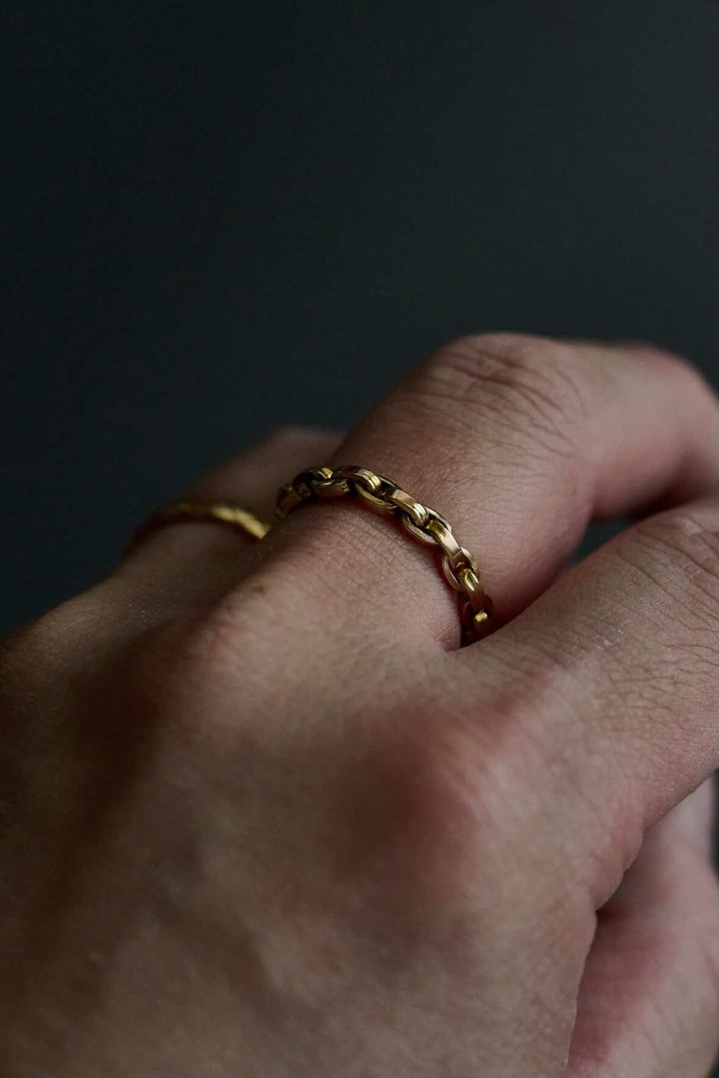 UK Vintage Paper Link Chain Ring ¥75,900~¥100,100