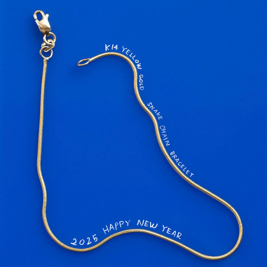 Snake Chain Bracelet K14YG