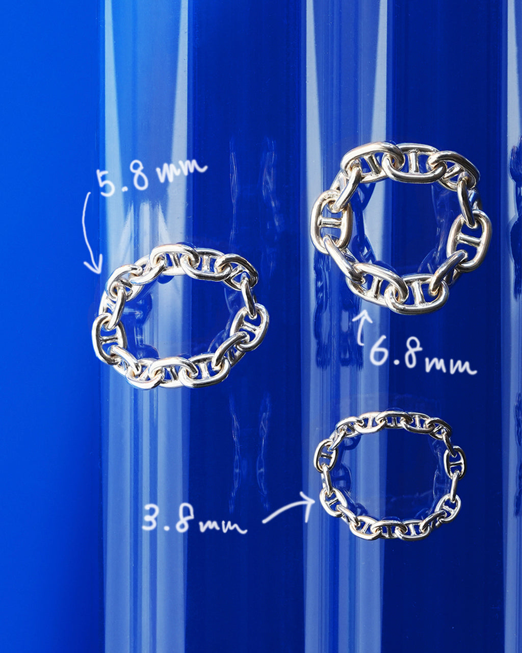 Anchor Chain Ring 3.8mm  ¥4,961- ~ ¥5,885-