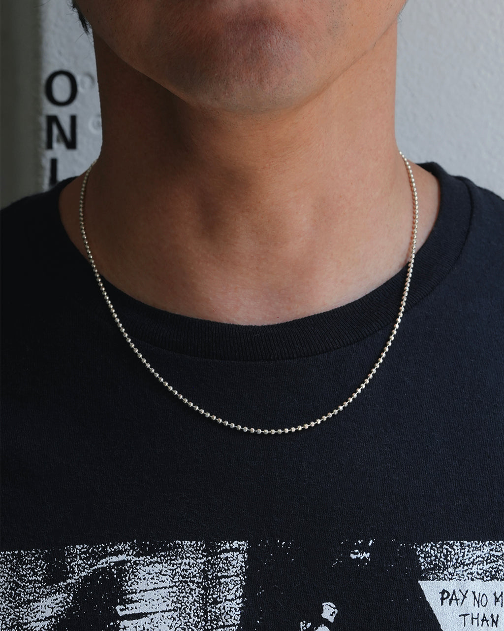 Cut Ball Chain 2.0mm Necklace　¥17,545 ～¥21,835