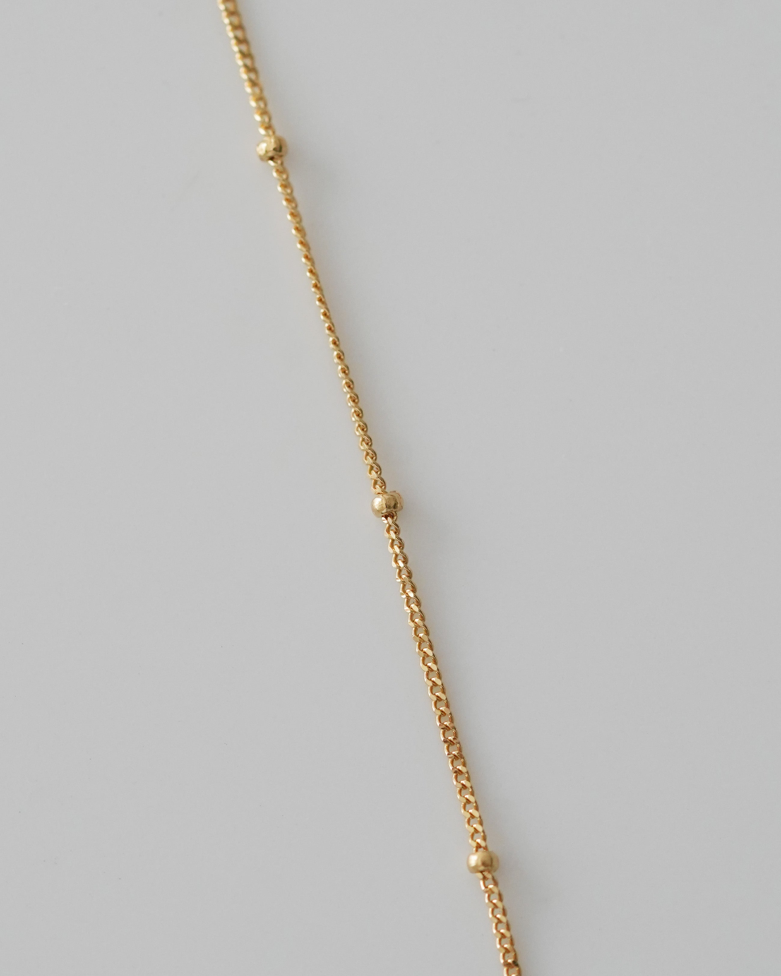 Skip Stud Necklace K18Yellow Gold