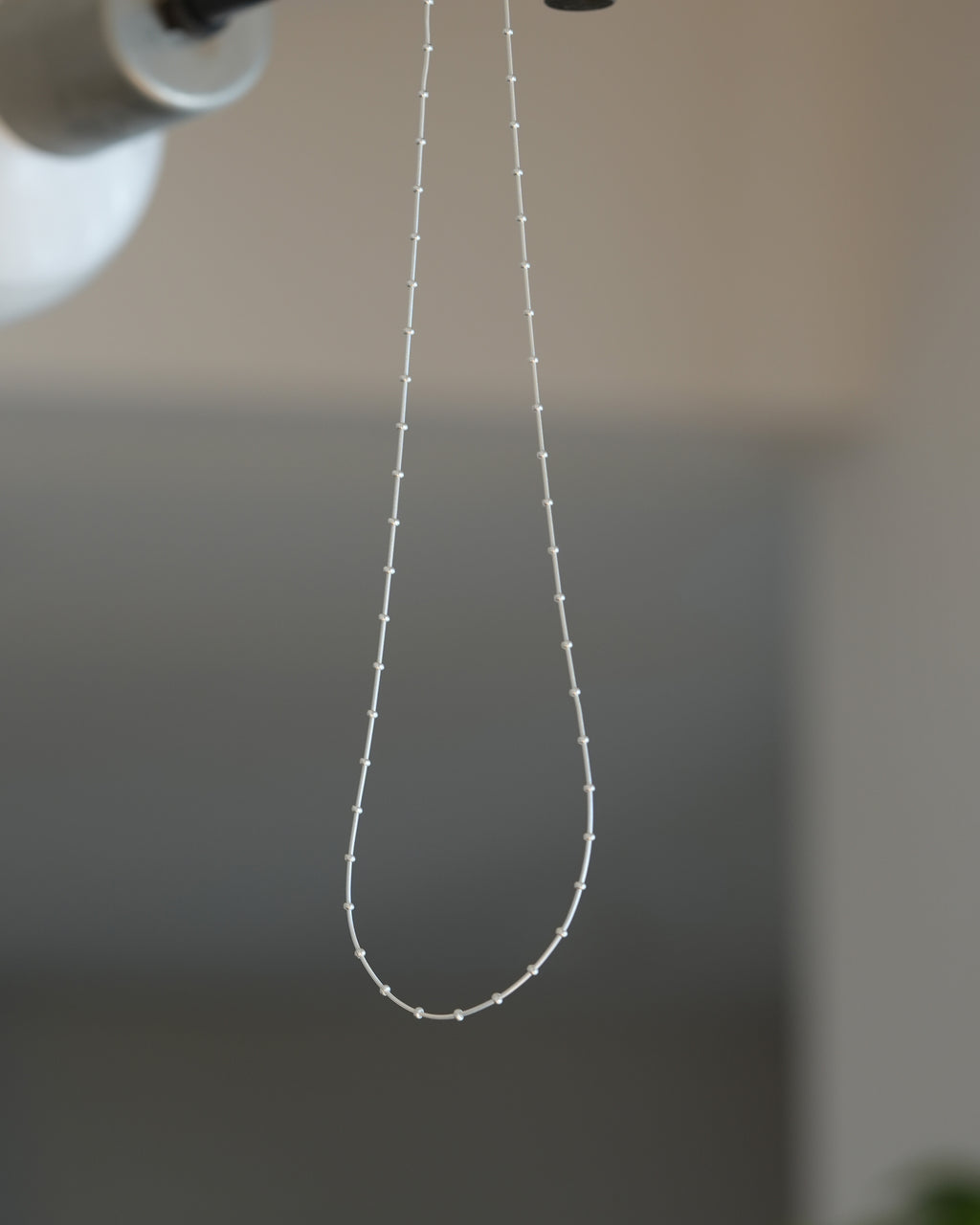 Snake Stud Chain Necklace 0.8mm ¥9,515～￥12,540