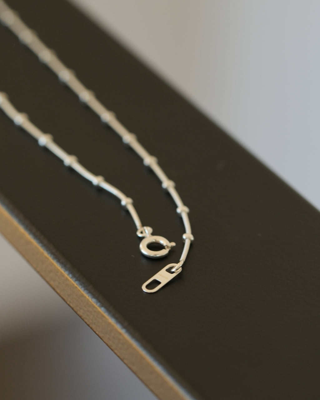 Snake Stud Chain Necklace 0.8mm ¥9,515～￥12,540