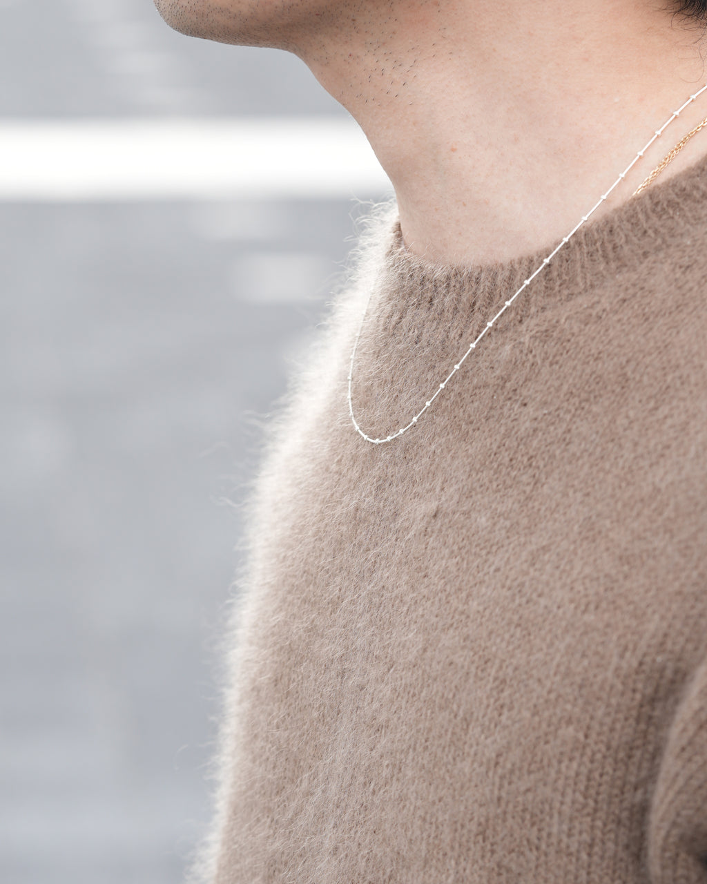 Snake Stud Chain Necklace 0.8mm ¥9,515～￥12,540