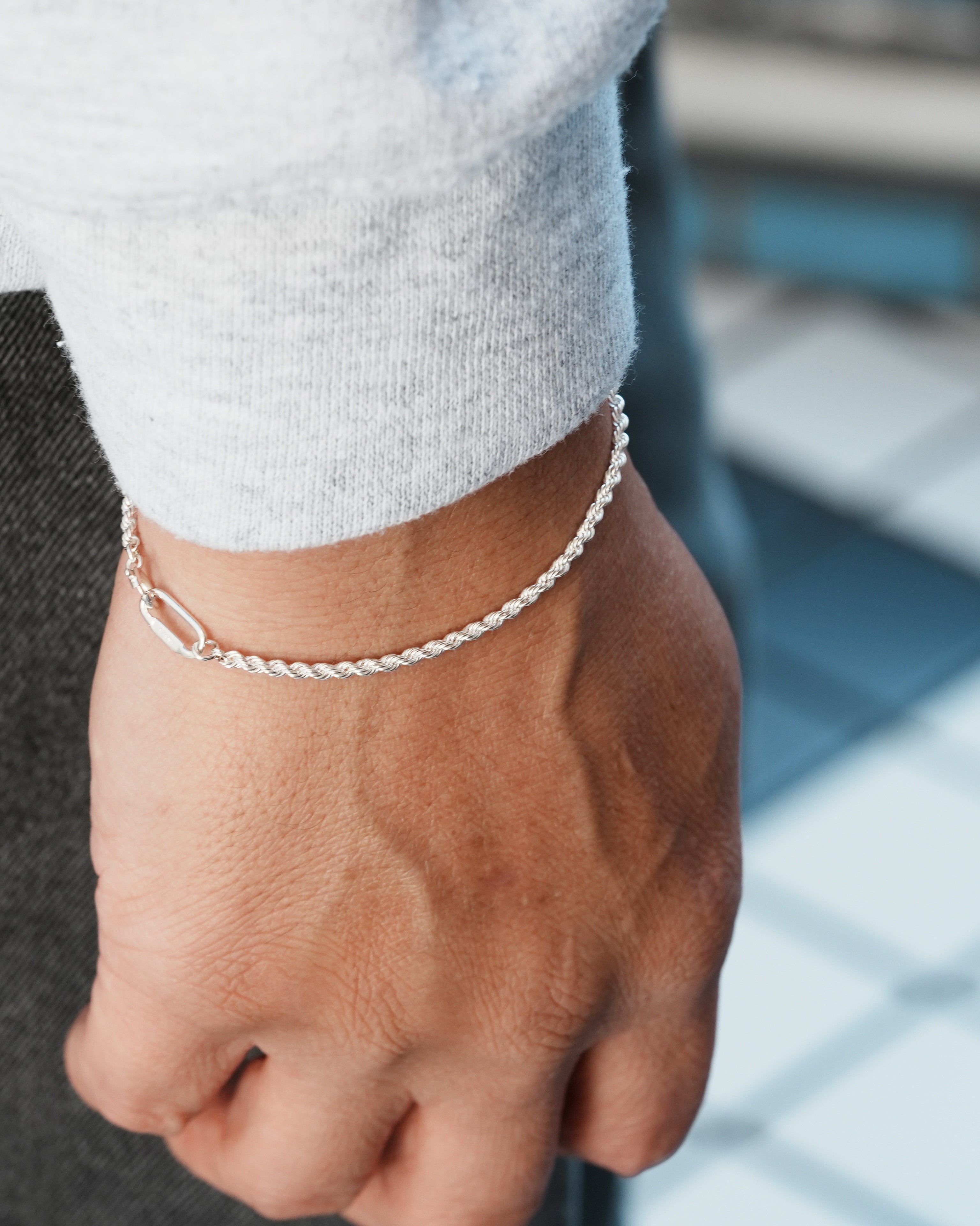 French Rope Chain Bracelet 2.1mm ¥16,610〜¥21,890 | NEEDIS
