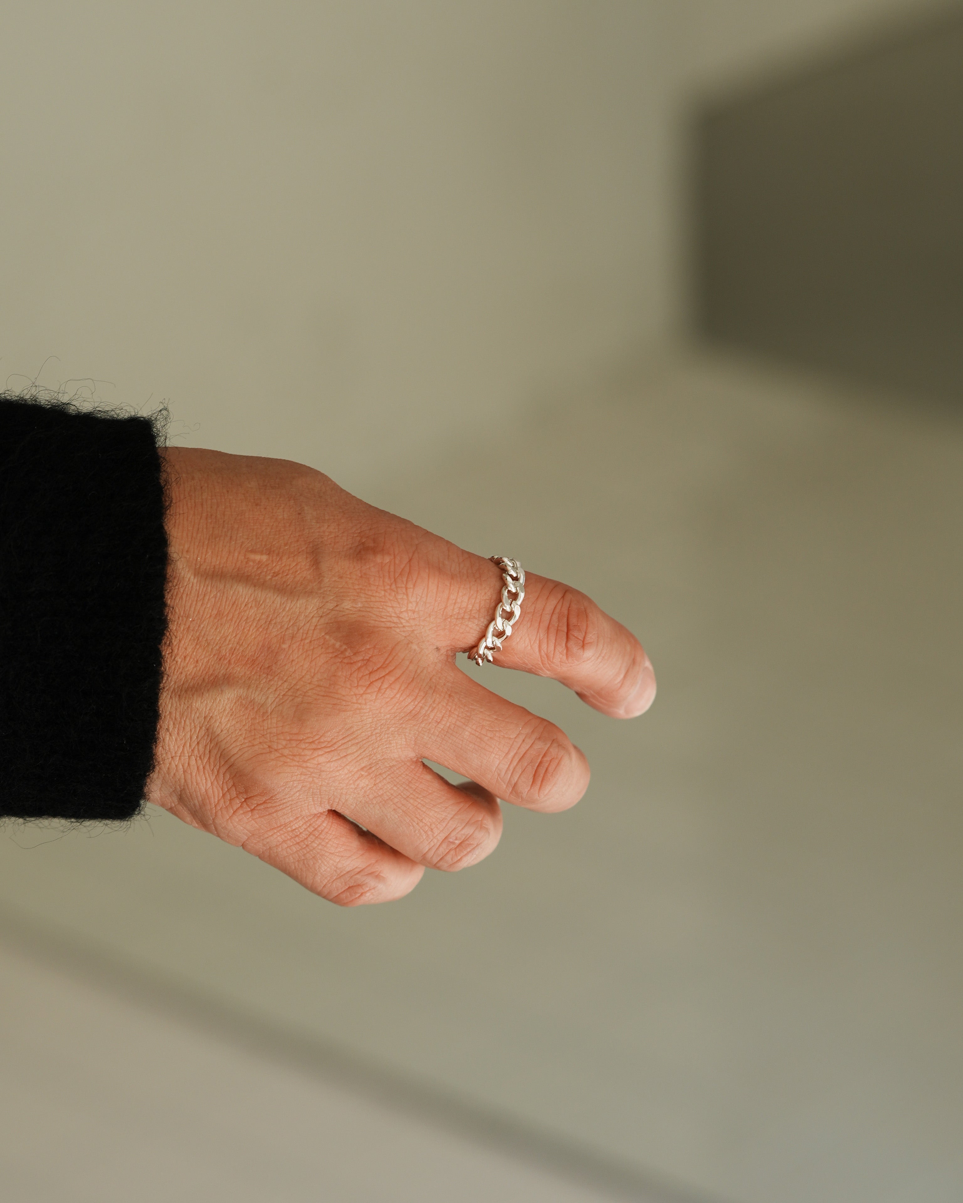 Curb Chain Ring　Silver 5.6mm ¥7,040～￥9,240