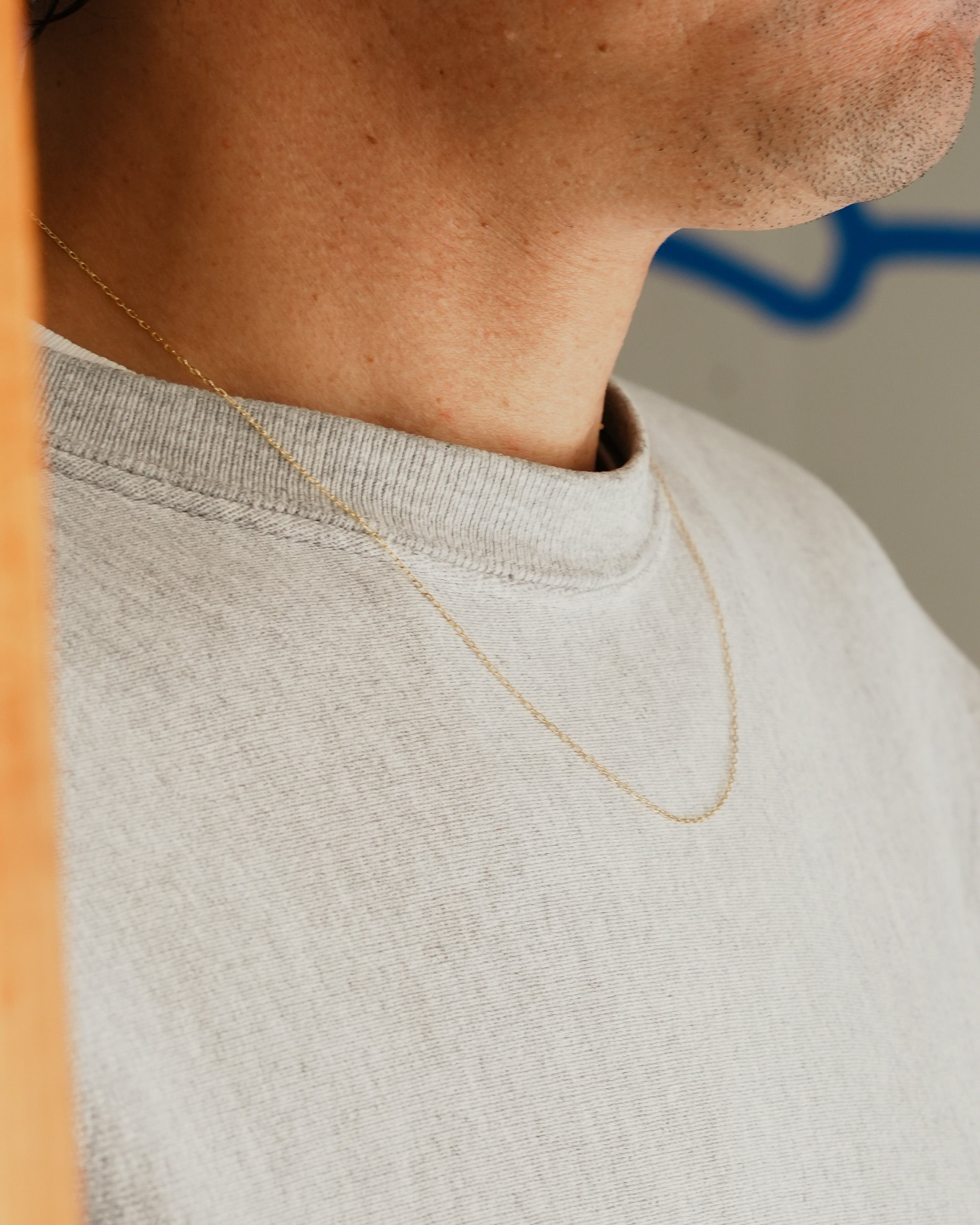 grime cut Long Cable Chain BRACELETt or NECKLACE K18YG 0.30mm : ¥27,483 〜 ¥72,528-