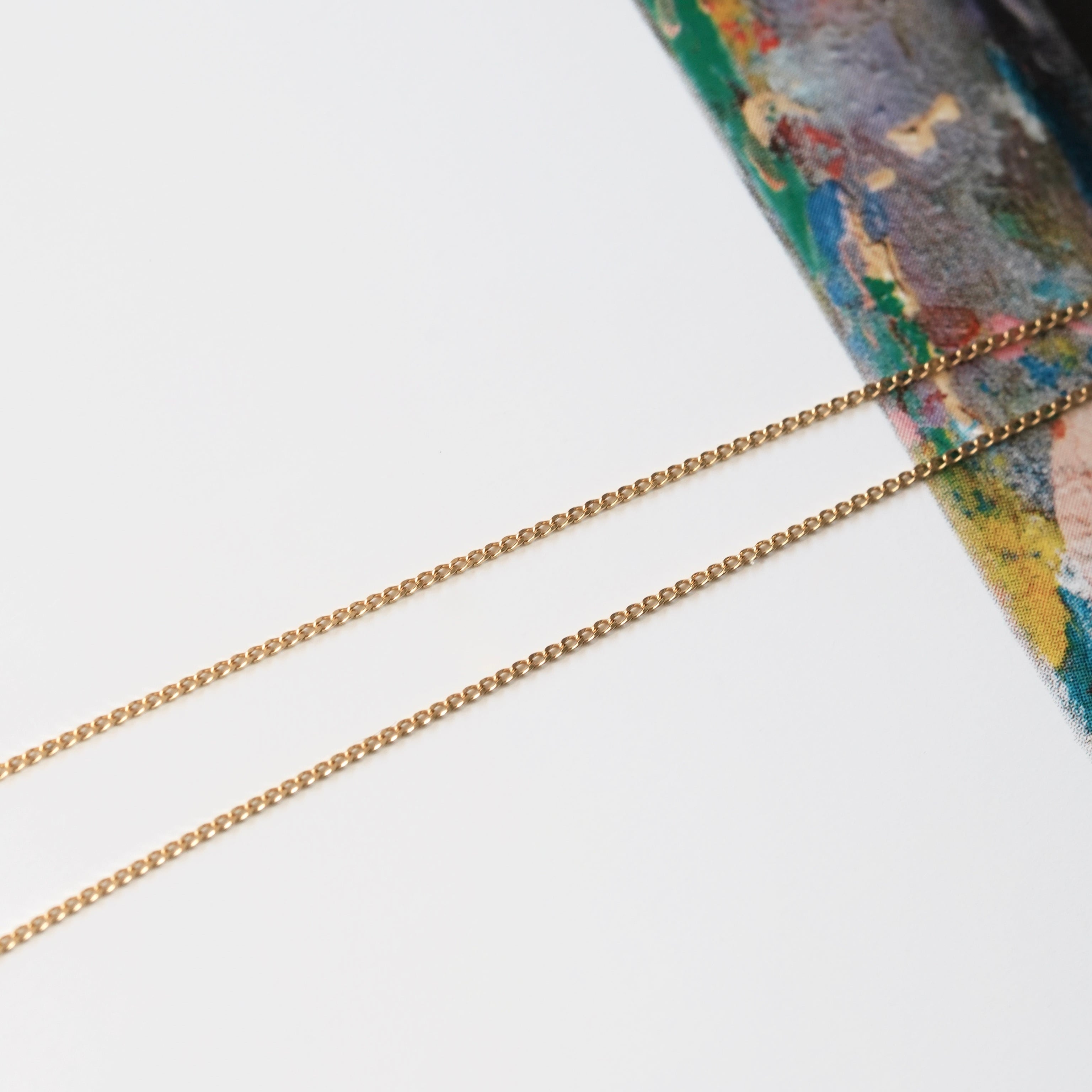 Planer Chain BRACELET or NECKLACE  K10YG 0.20 : ￥12,540- ～ ￥26,268-